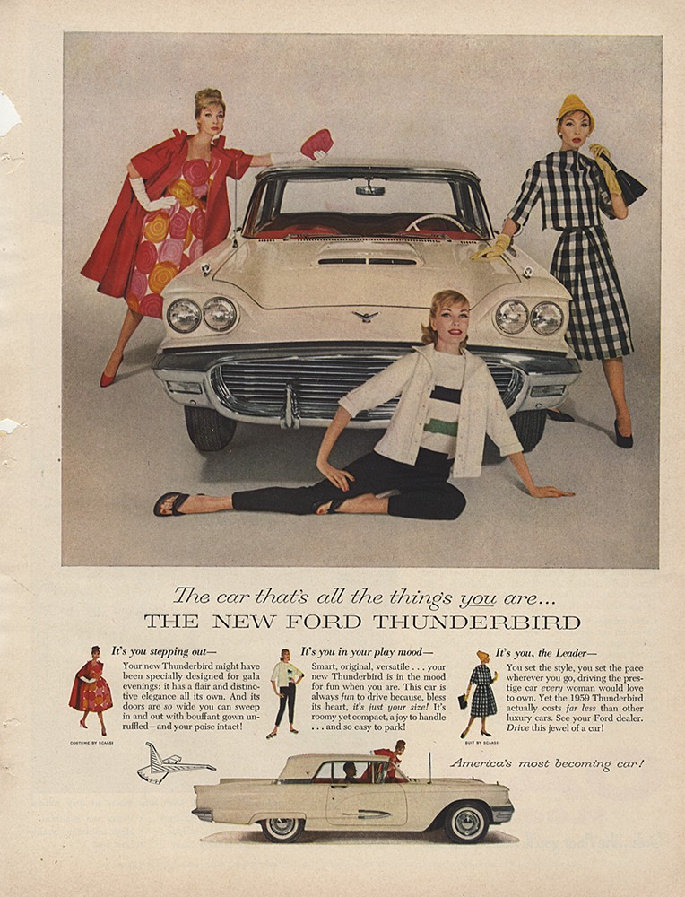 1959 Ford Thunderbird Magazine Ad