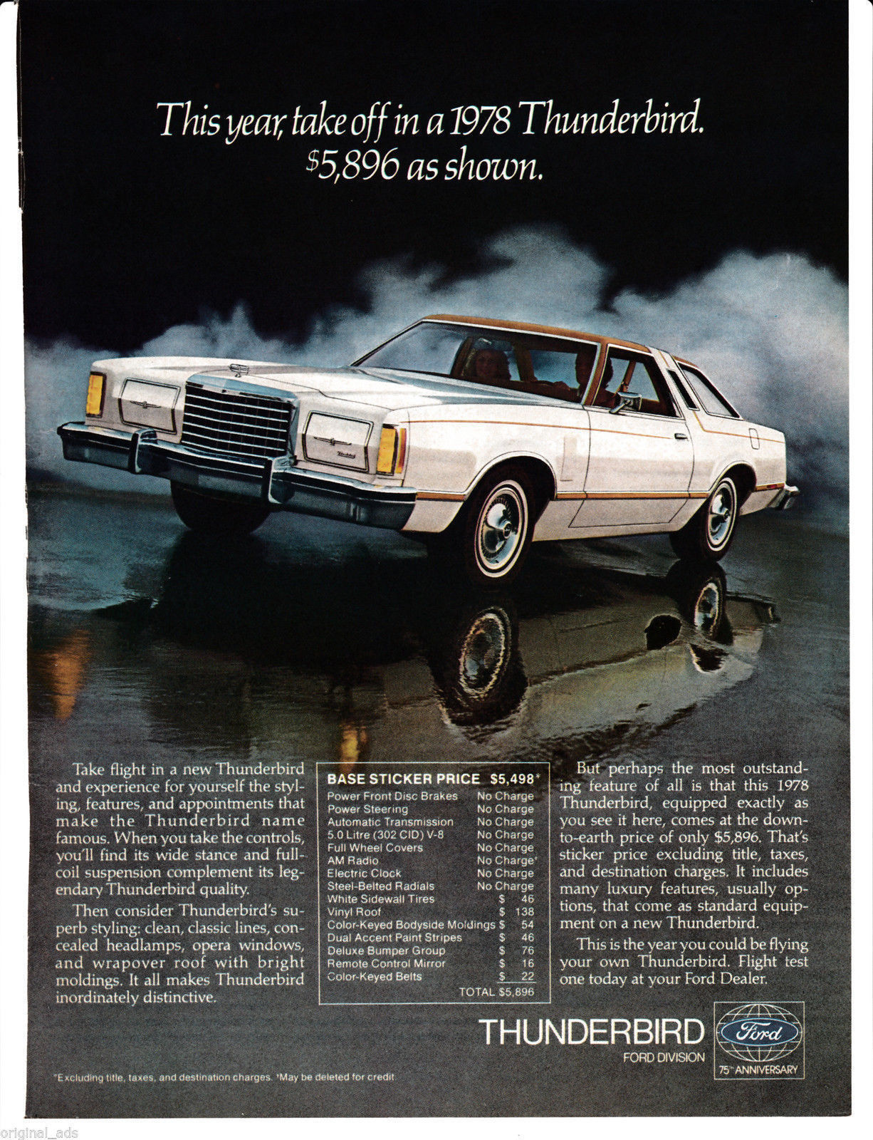 1979 Ford Thunderbird Magazine Ad