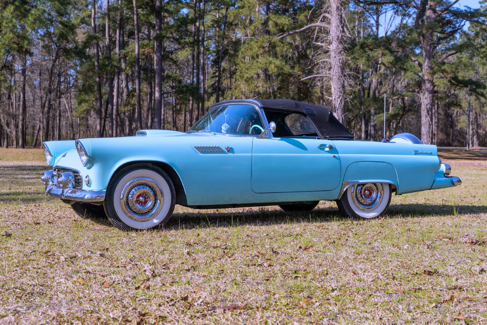 1955 Ford Thunderbird Black Soft top