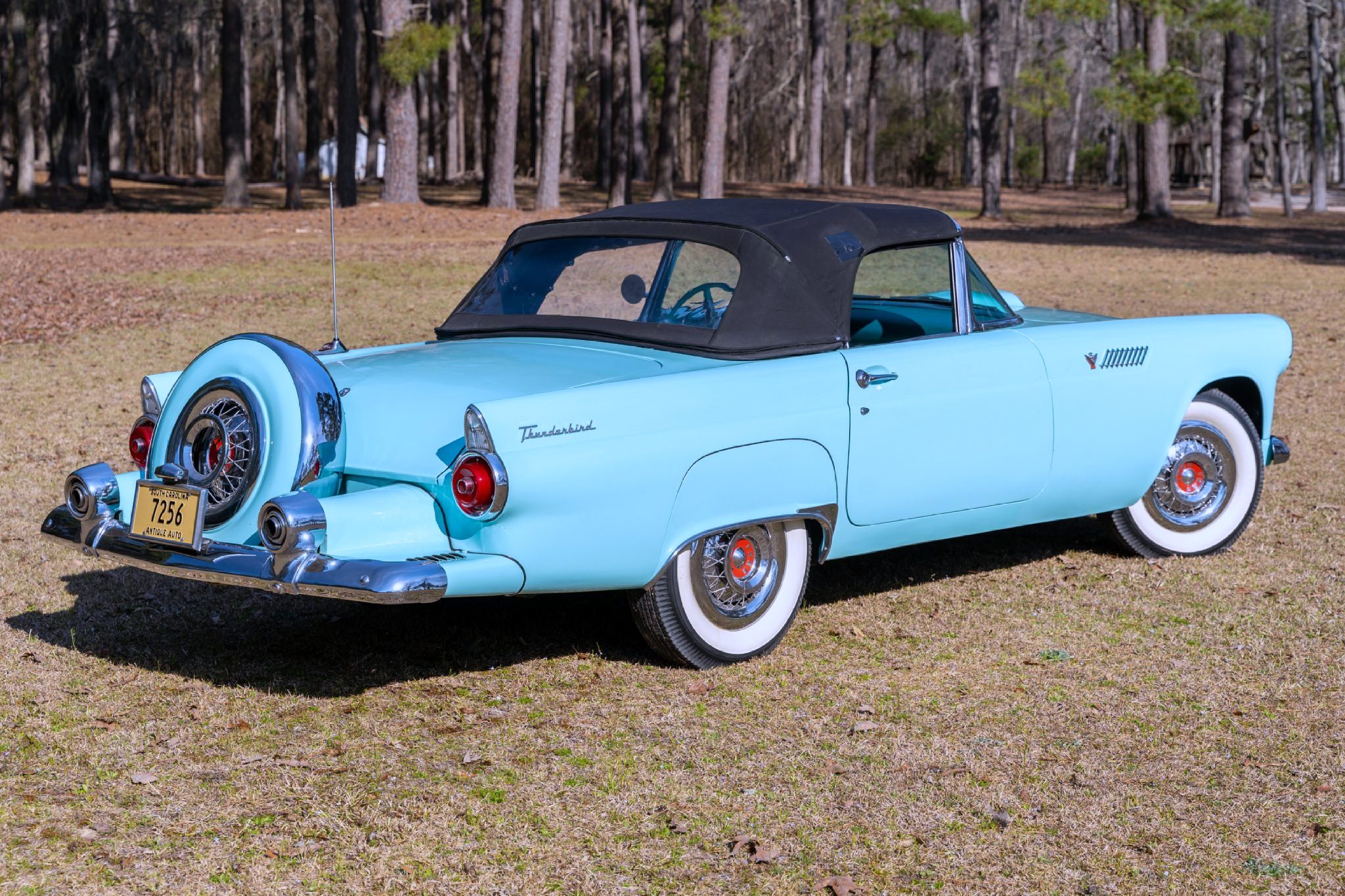 1955 Ford Thunderbird Black Soft top