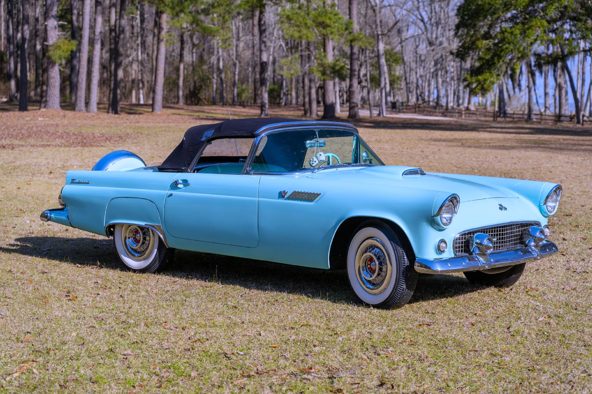 1955 Ford Thunderbird Black Soft top