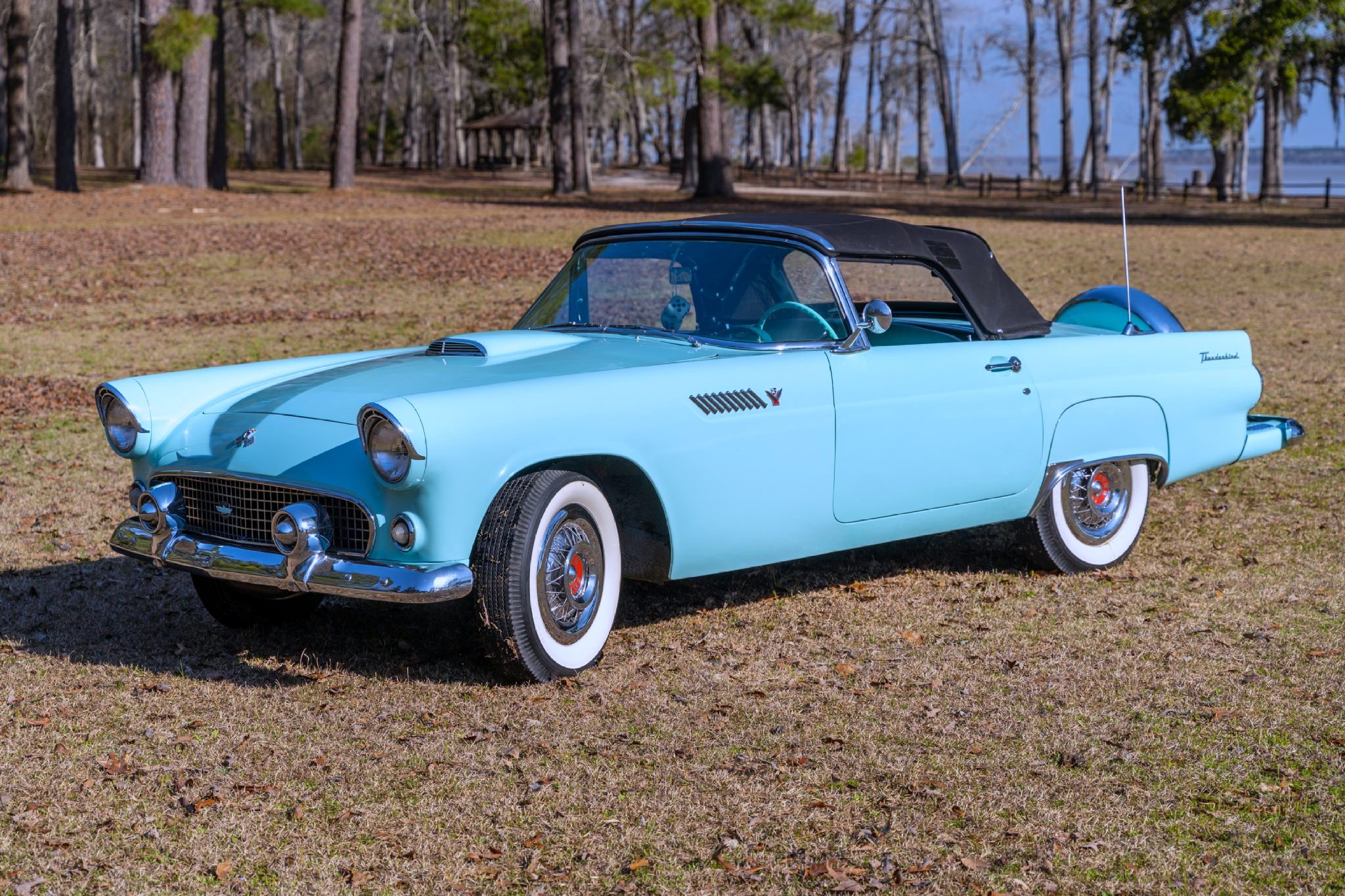 1955 Ford Thunderbird Black Soft top