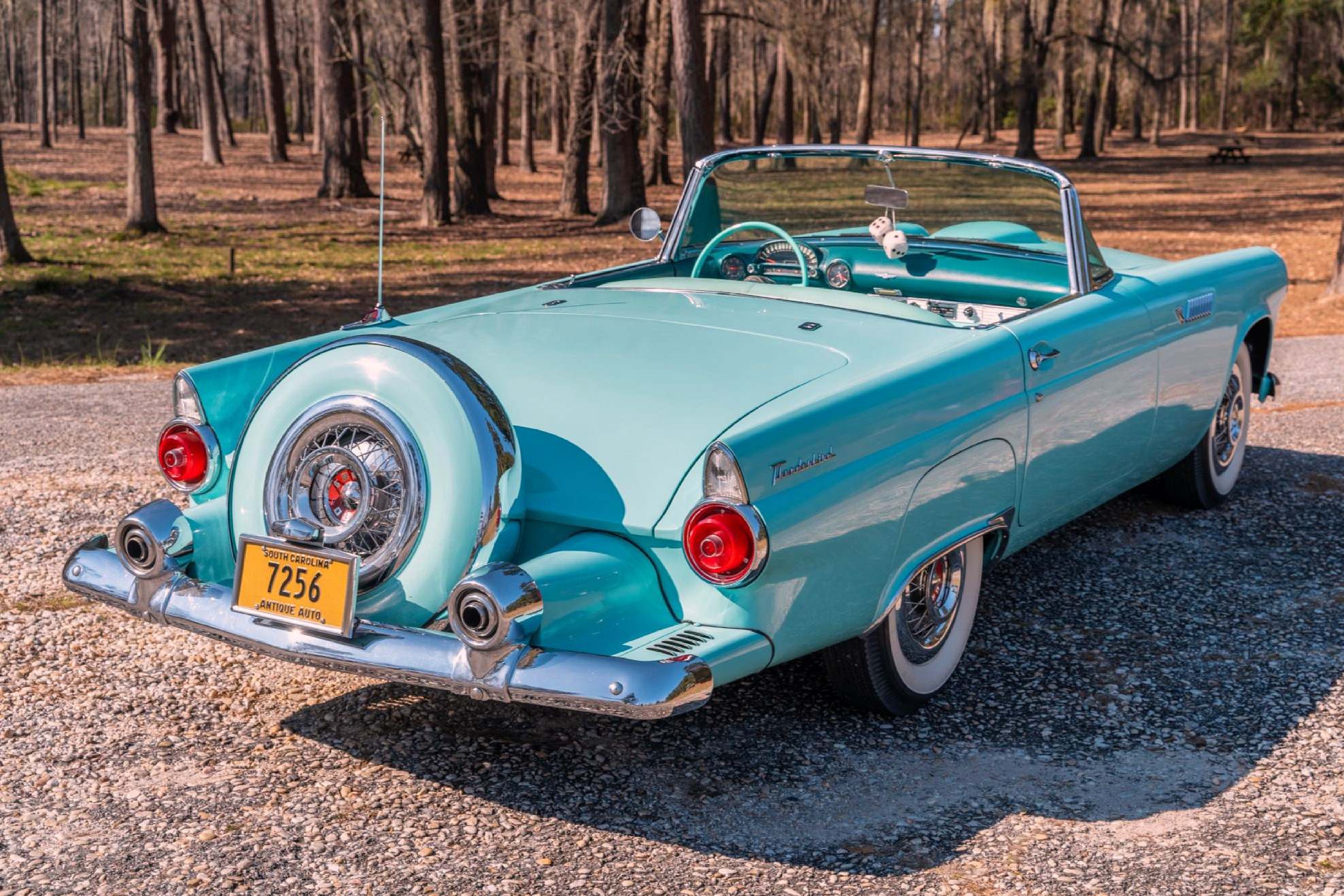 1955 Ford Thunderbird Continental Kit View