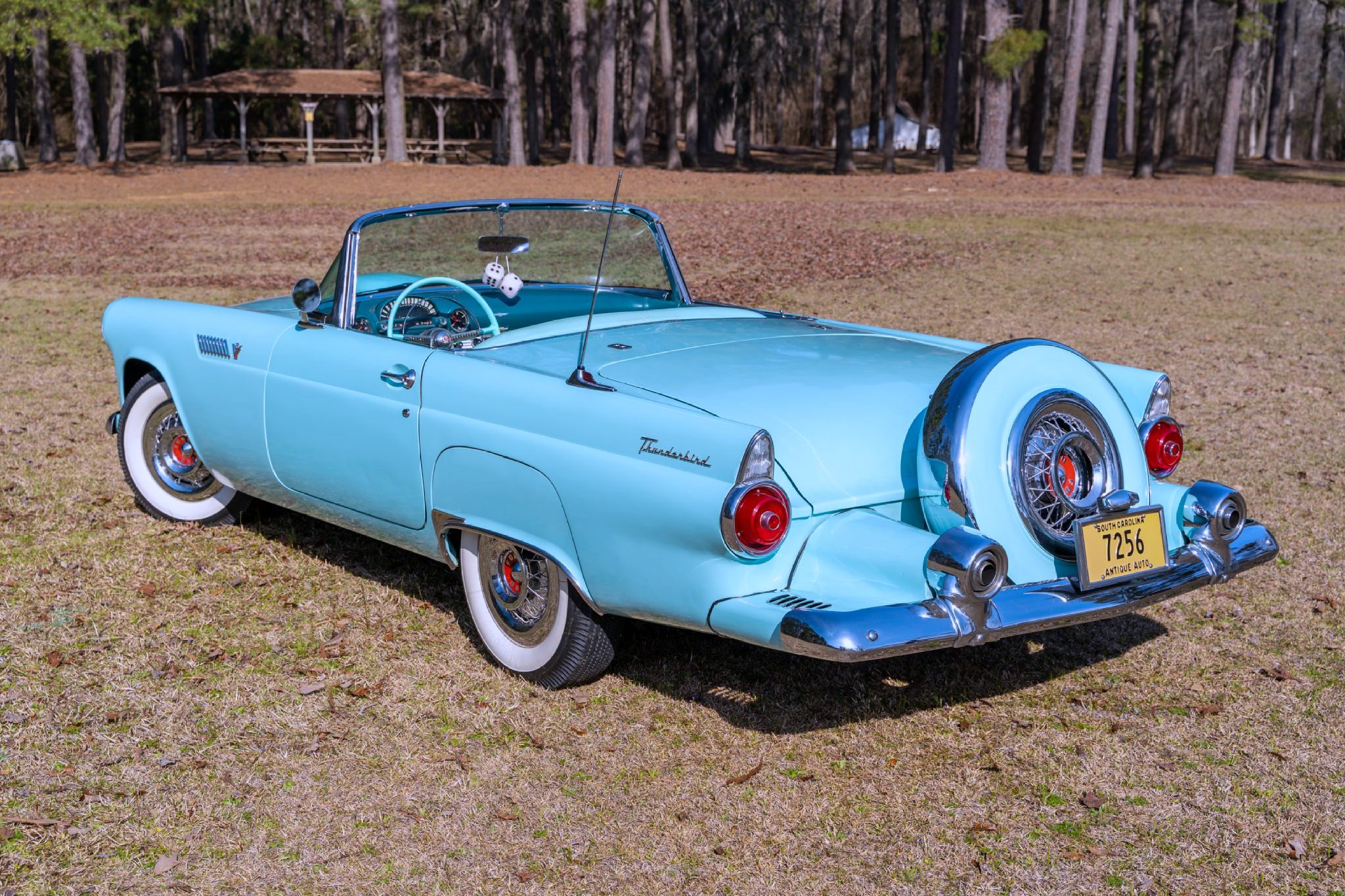1955 Ford Thunderbird Continental Kit View