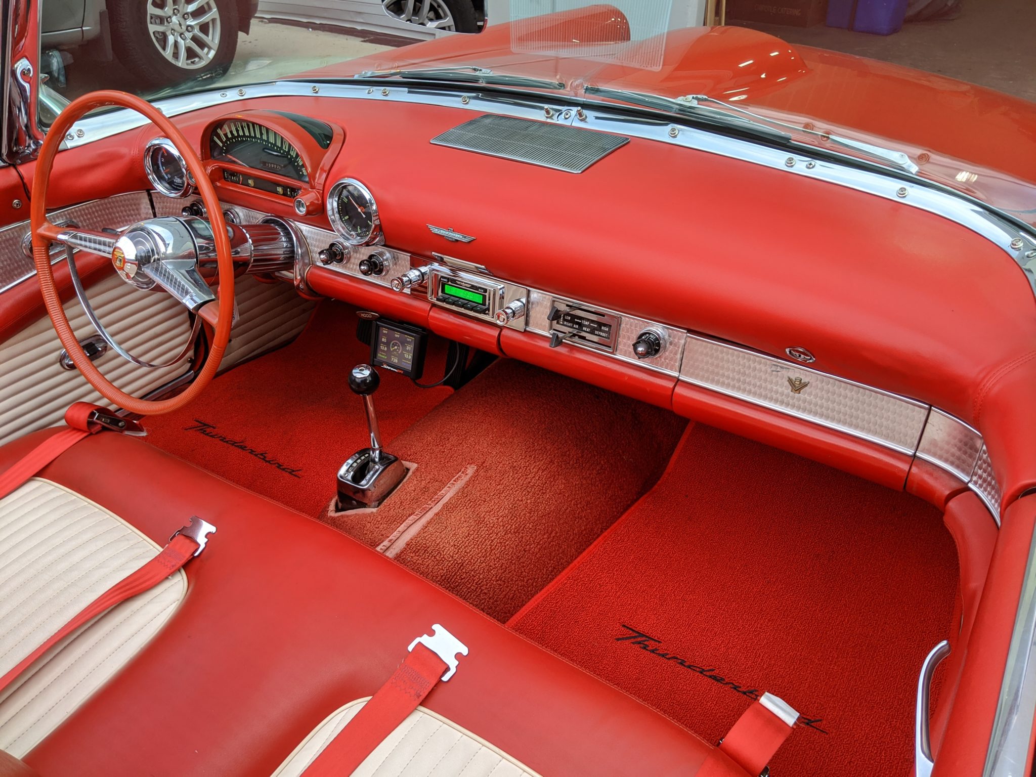 1955 Ford Thunderbird  Dash Passenger's Side