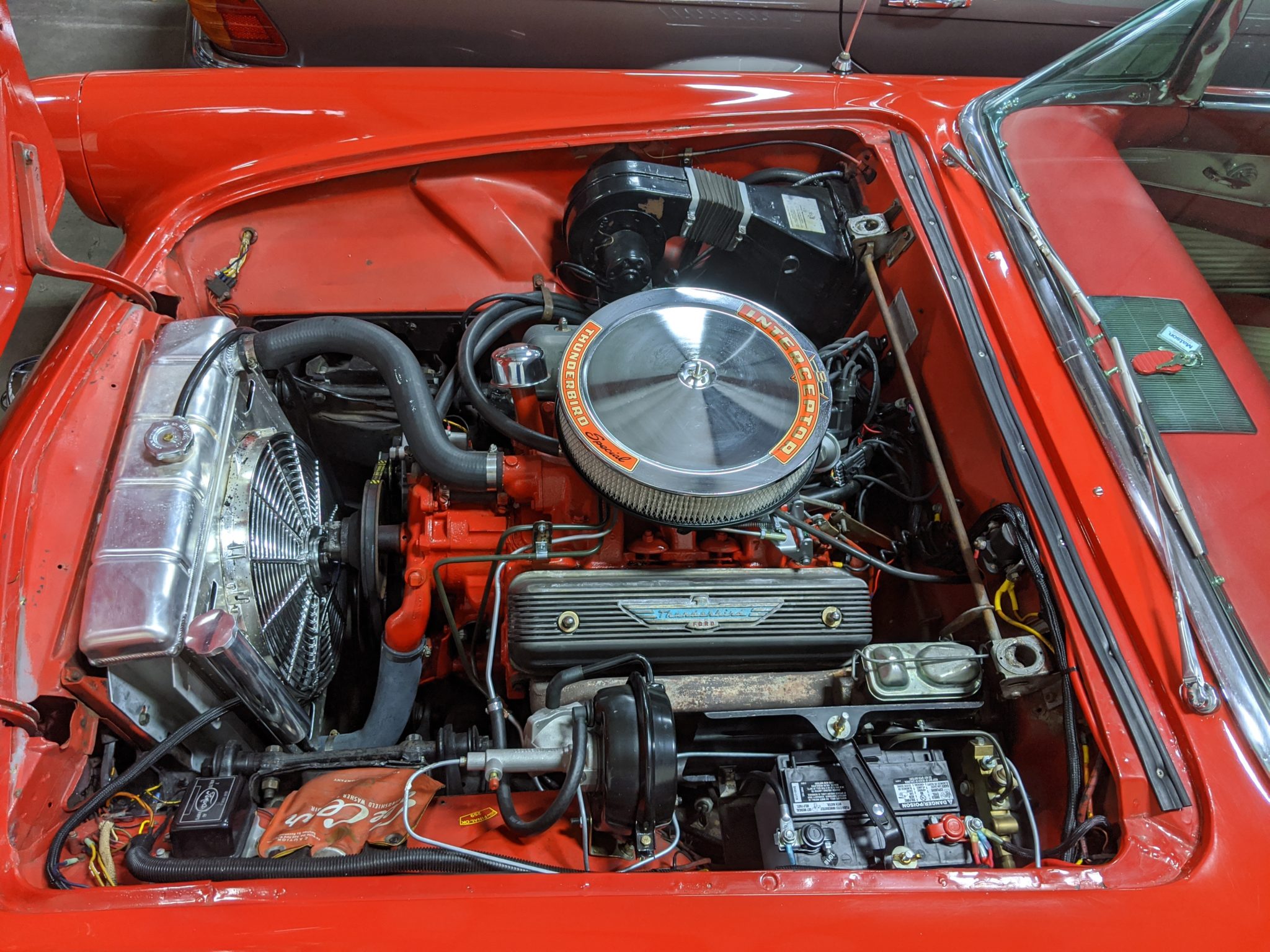 1955 Ford Thunderbird Engine Bay