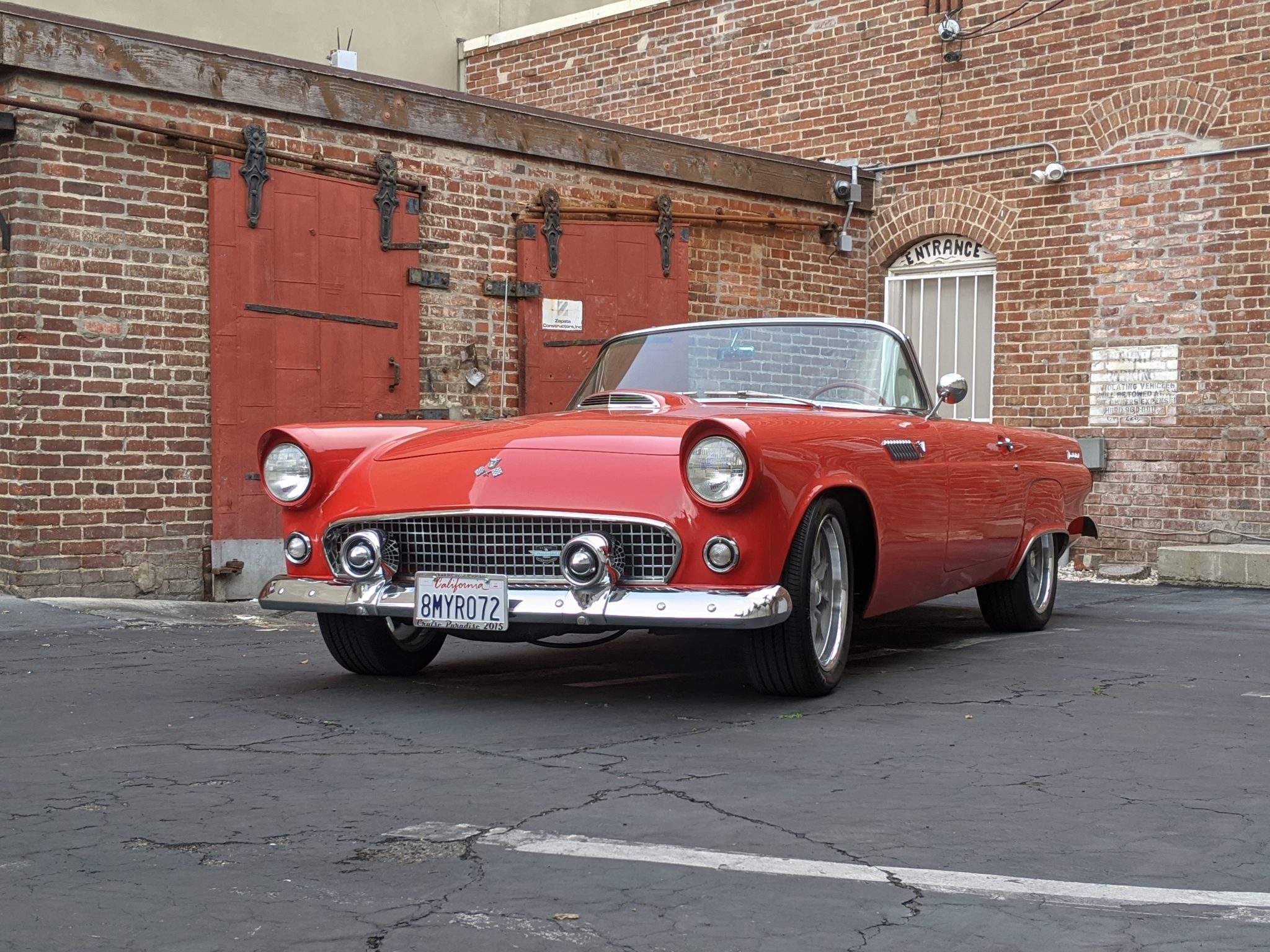 1955 Ford Thunderbird Front View