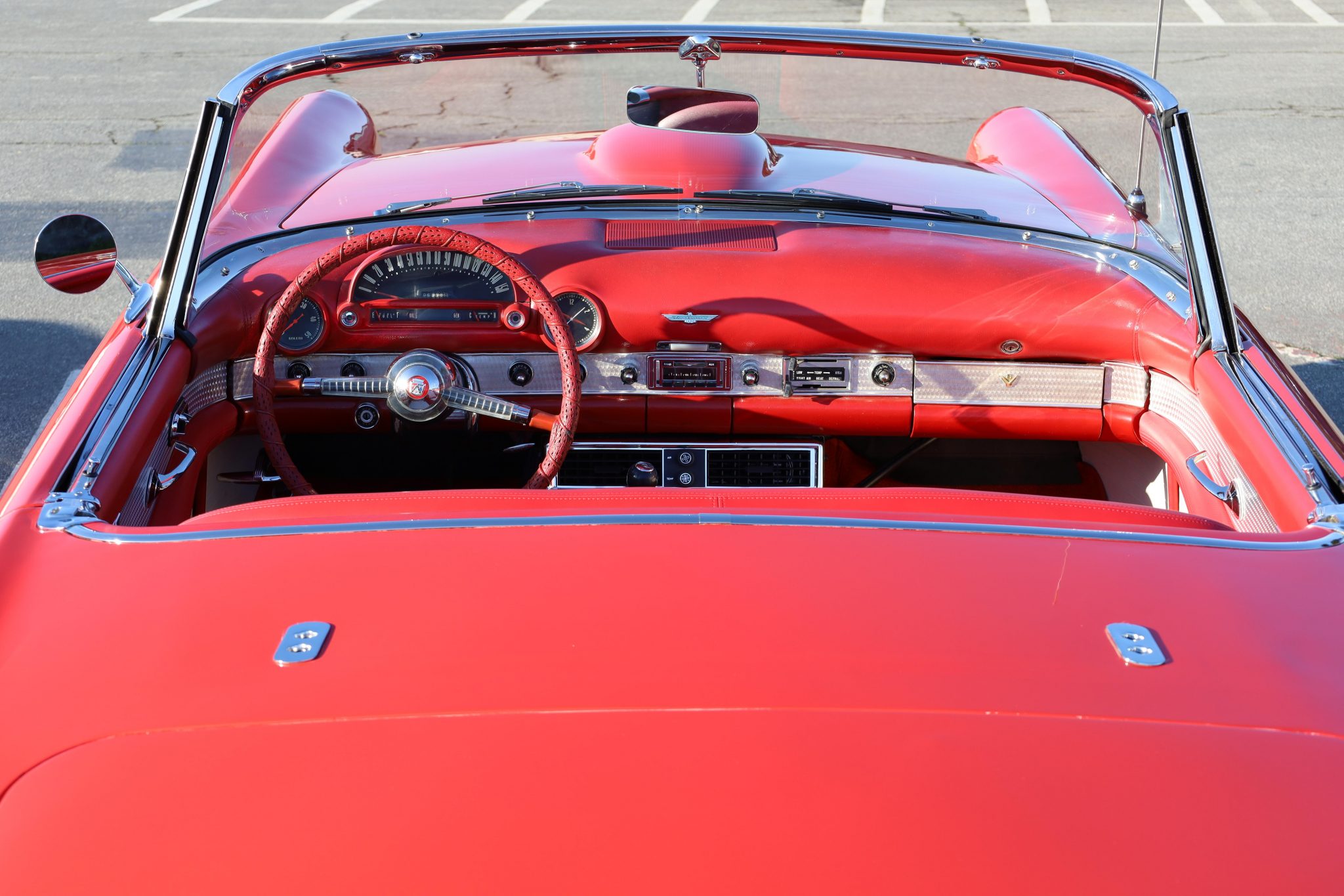 1955 Ford Thunderbird Interior Top Off