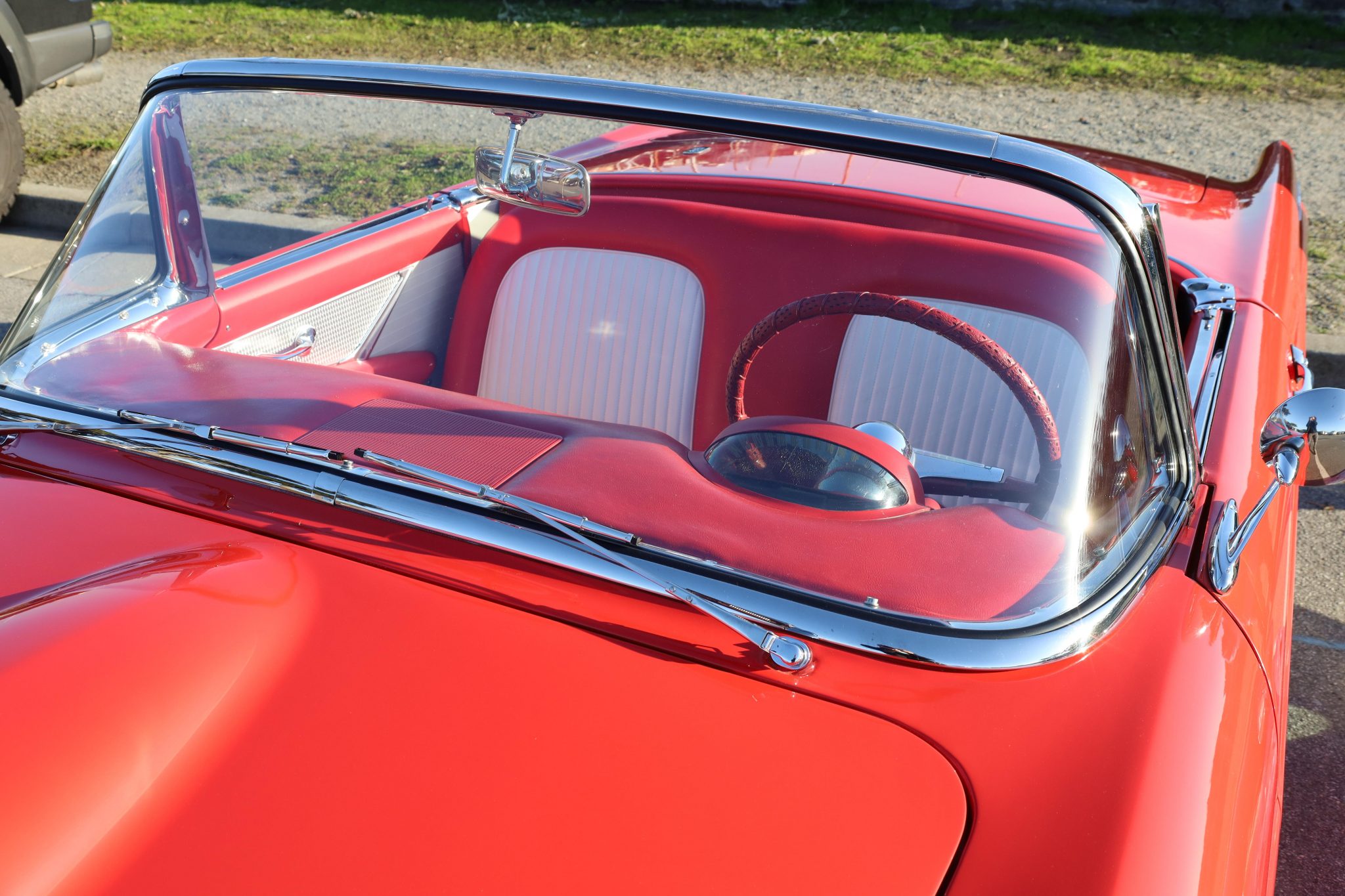 1955 Ford Thunderbird Interior Top Off