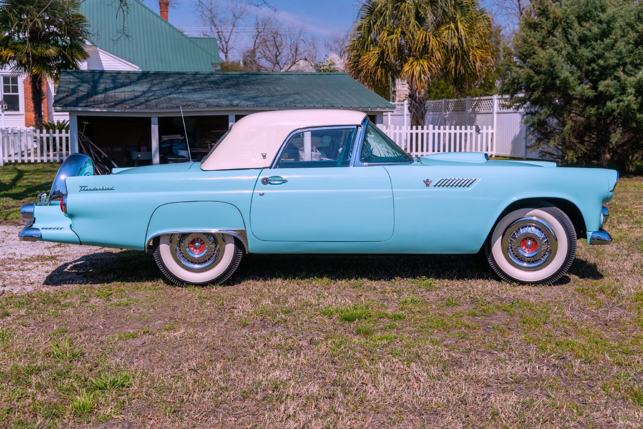 1955 Ford Thunderbird White Hardtop