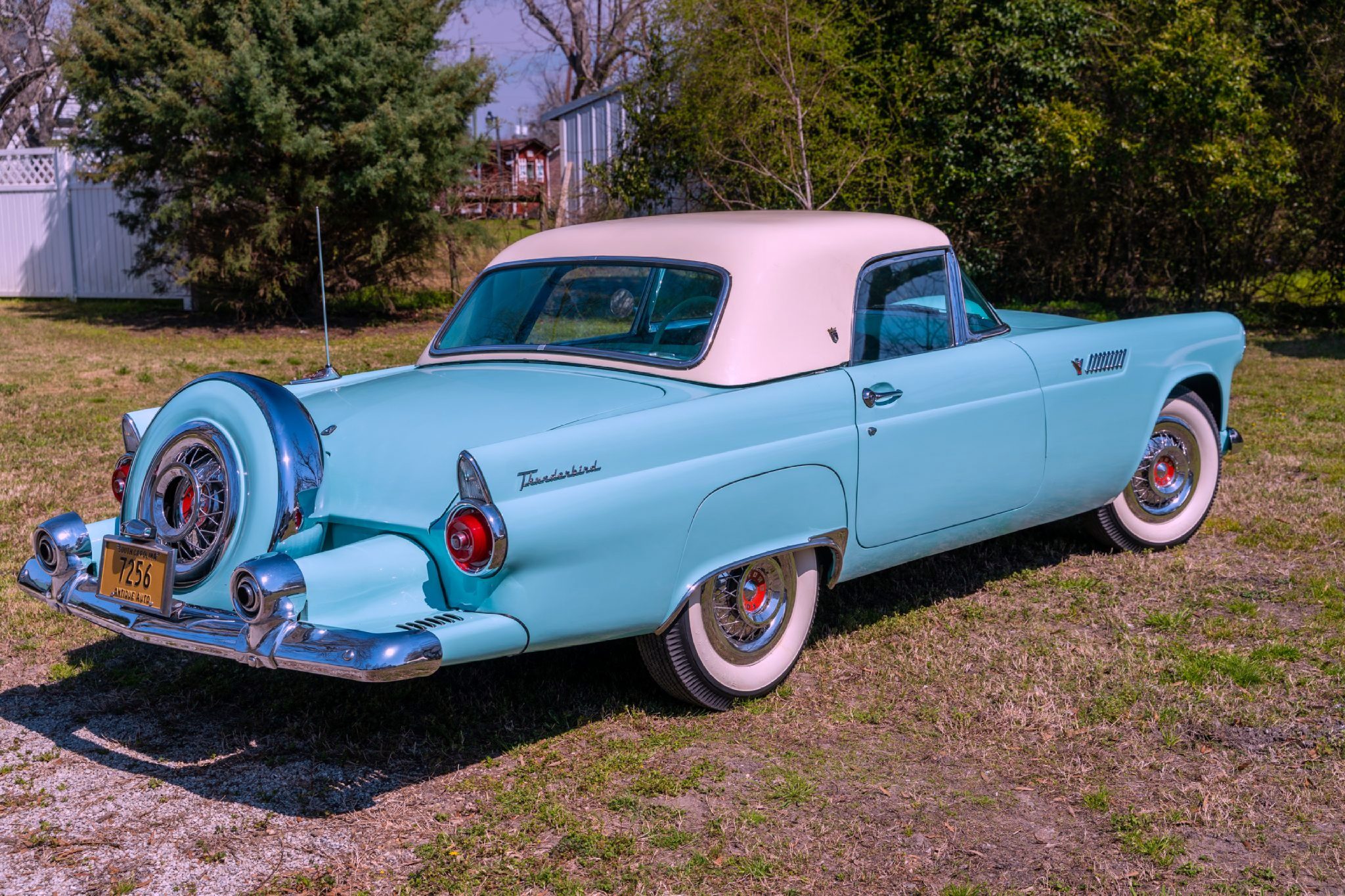 1955 Ford Thunderbird White Hardtop