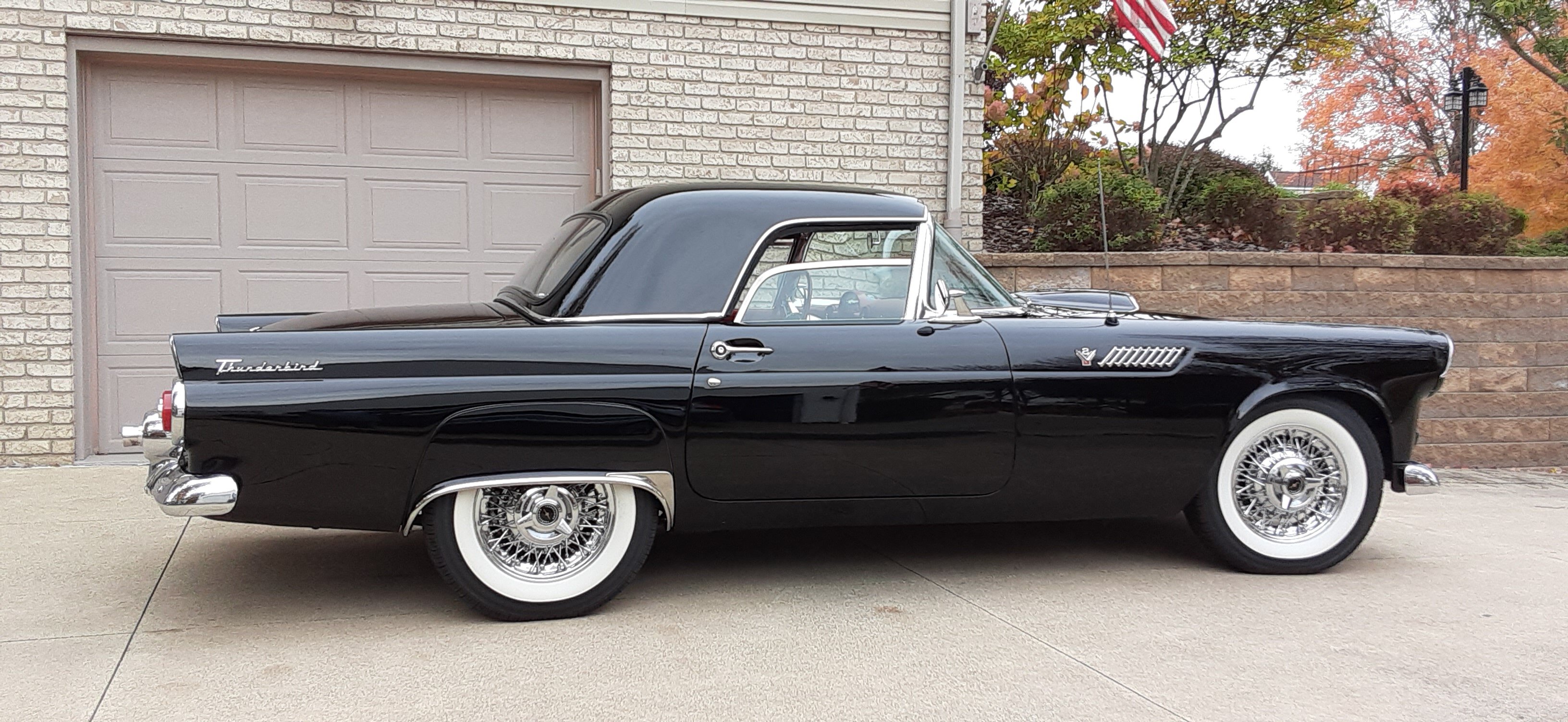1955 Ford Thunderbird With Hard Top on