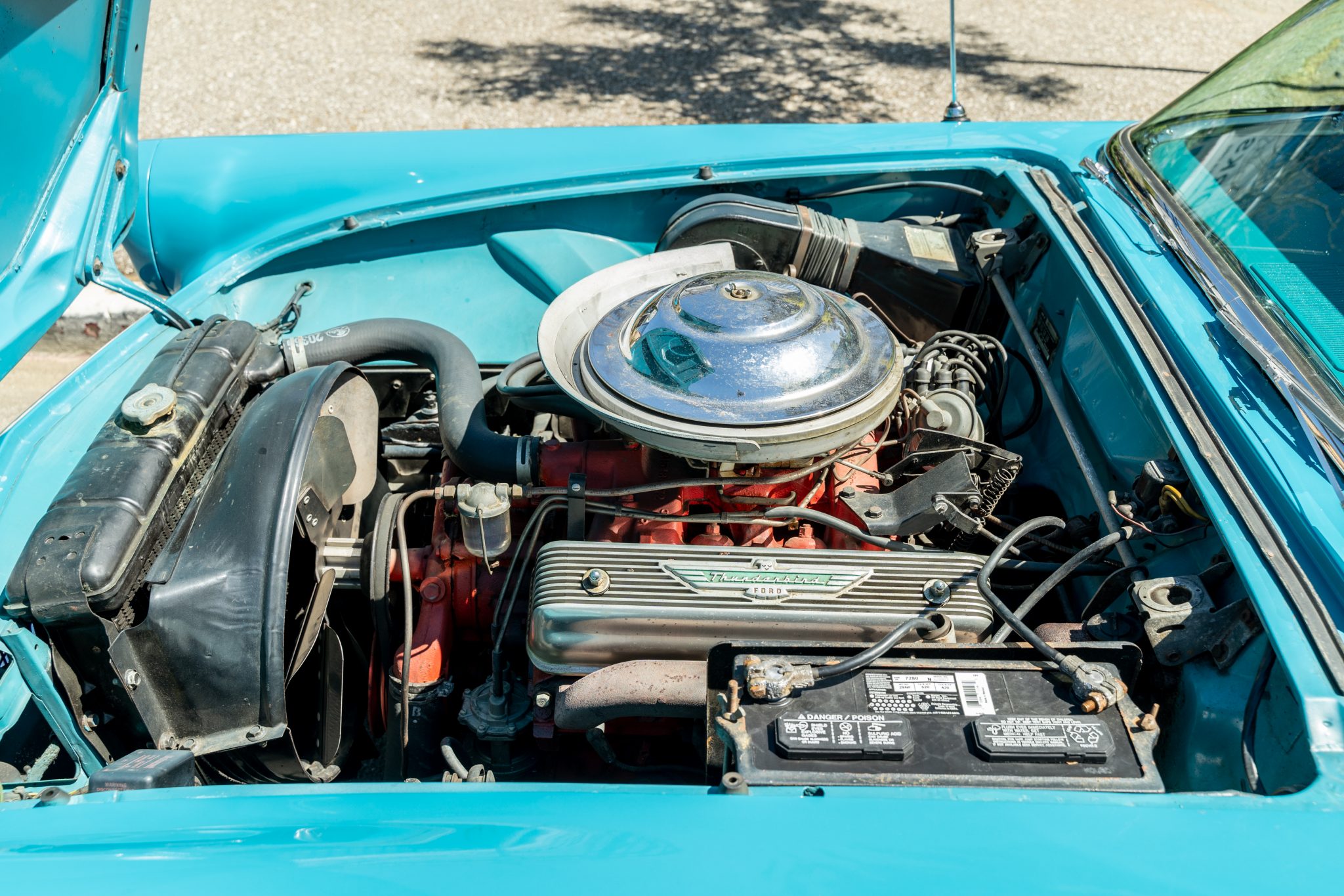 1956 Ford Thunderbird Engine Bay