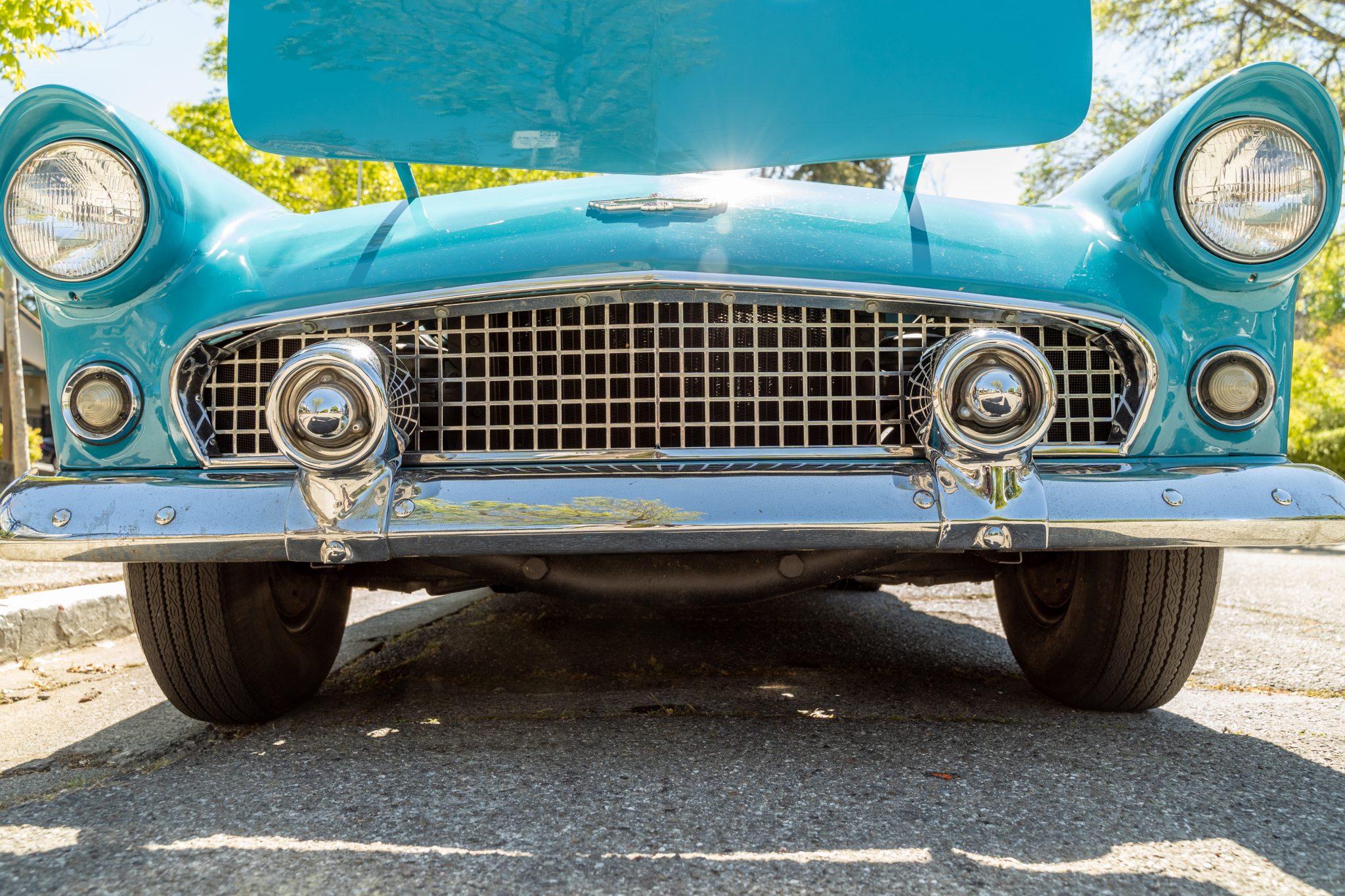 1956 Ford Thunderbird Front Chrome Grill