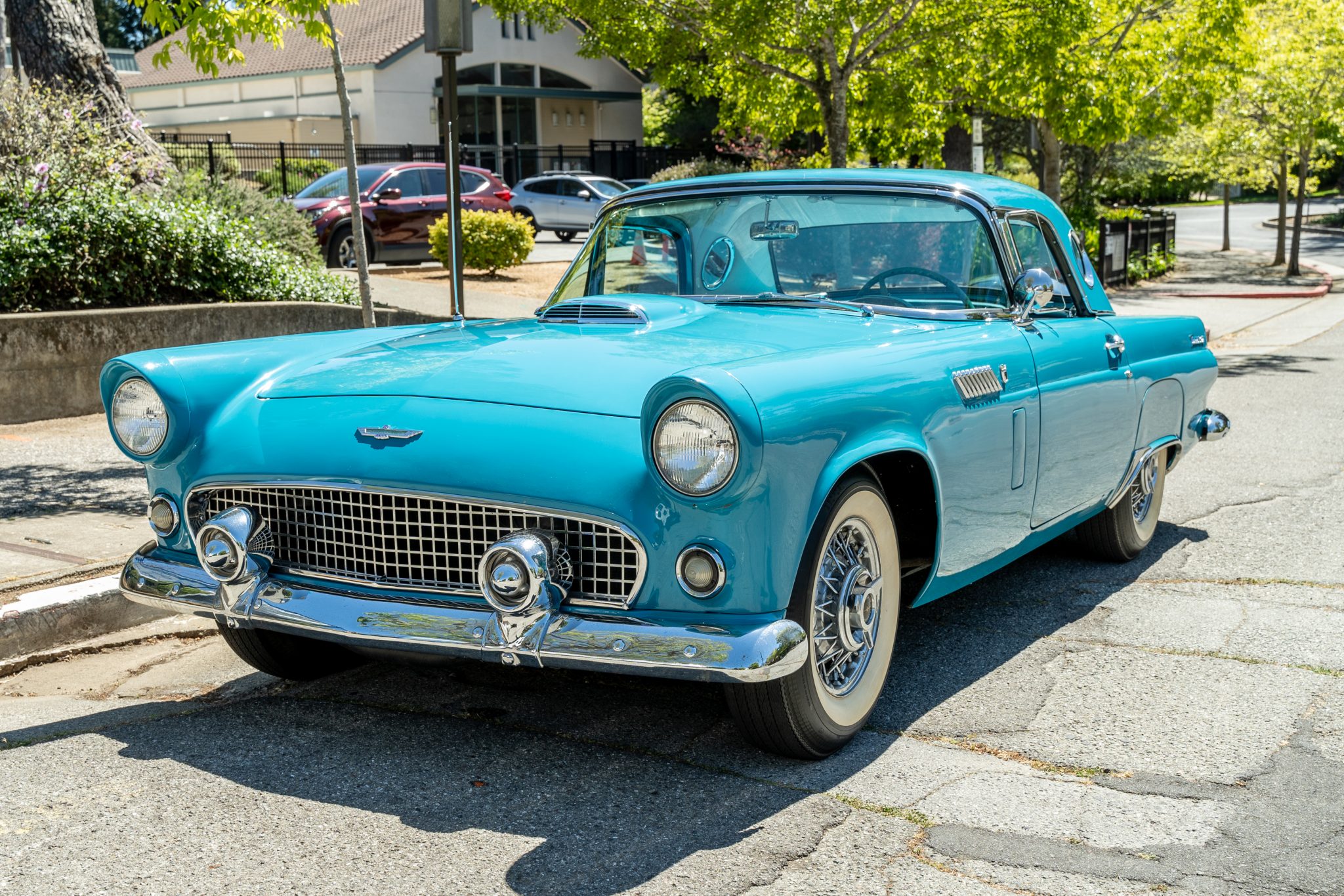1956 Ford Thunderbird Front Corner View