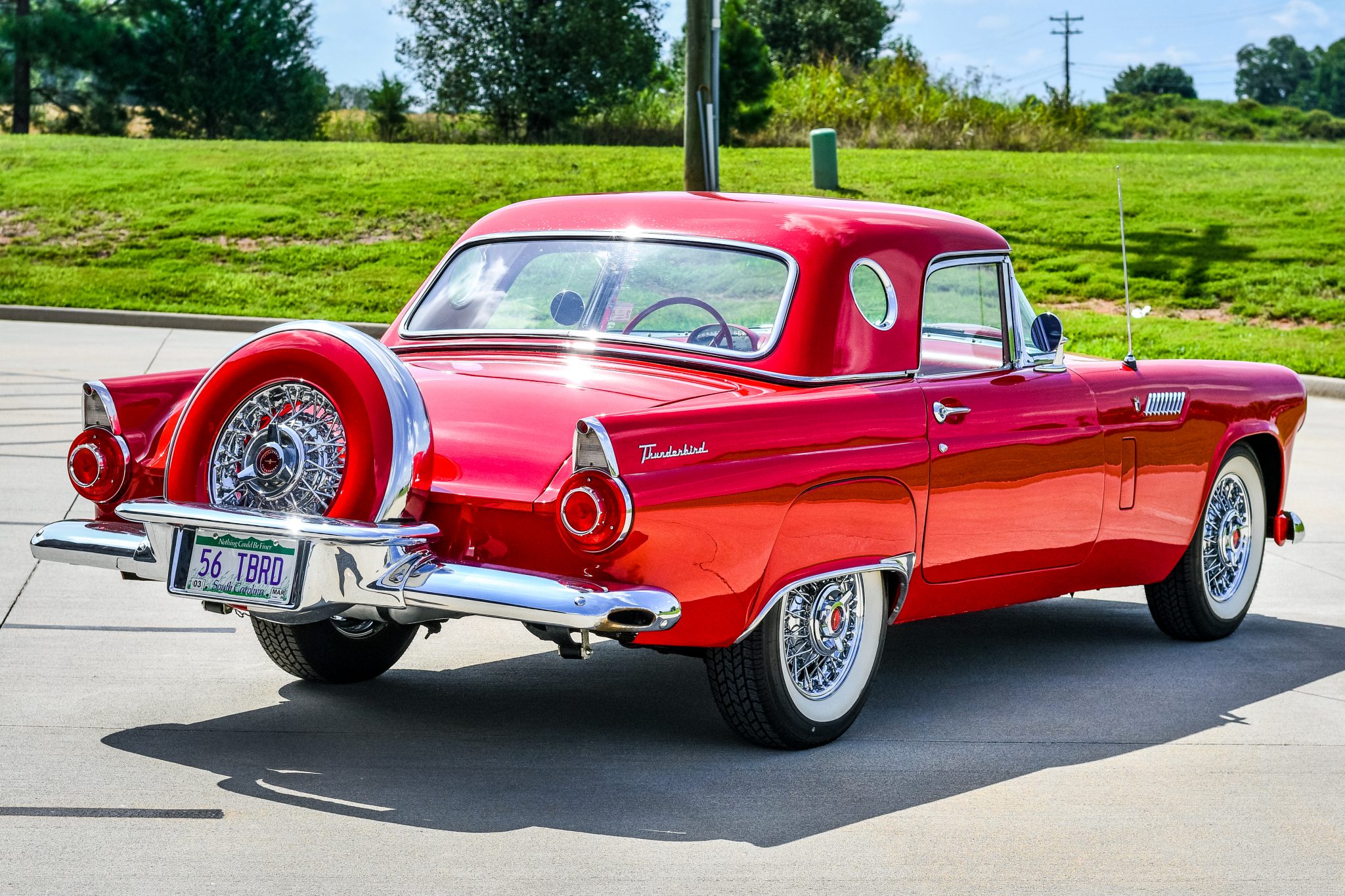 1956 Ford Thunderbird Rear Quarter Panel View