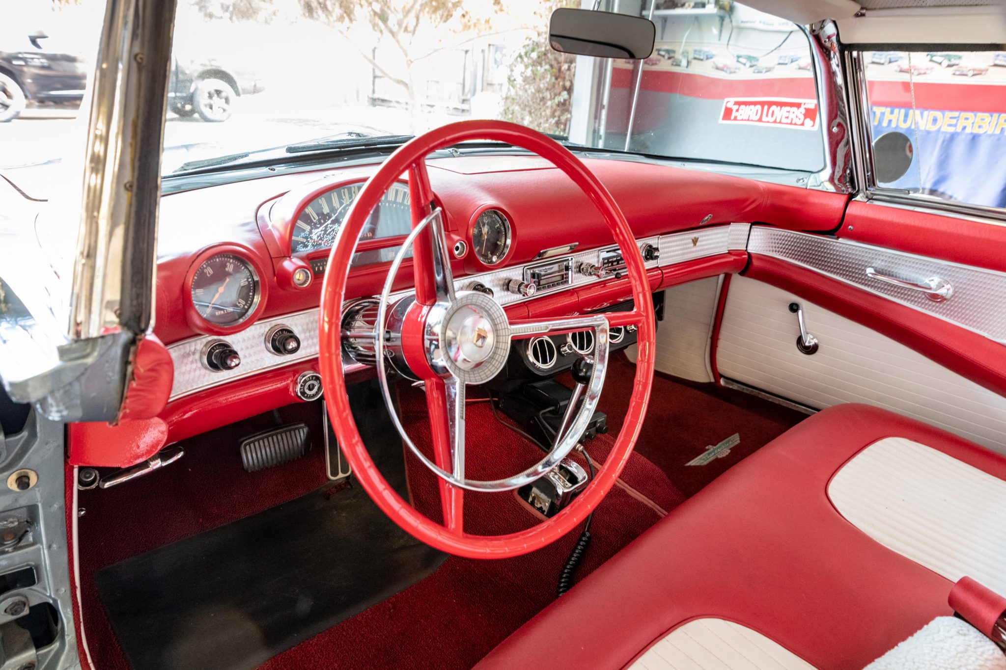 1956 Ford Thunderbird steering wheel