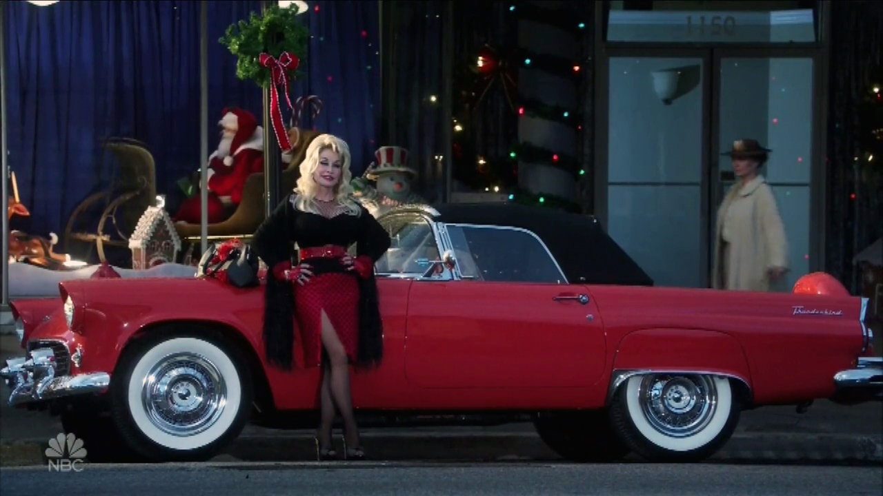 1956 Ford Thunderbird used in Dolly Parton's Christmas of Many Colors: Circle of Love