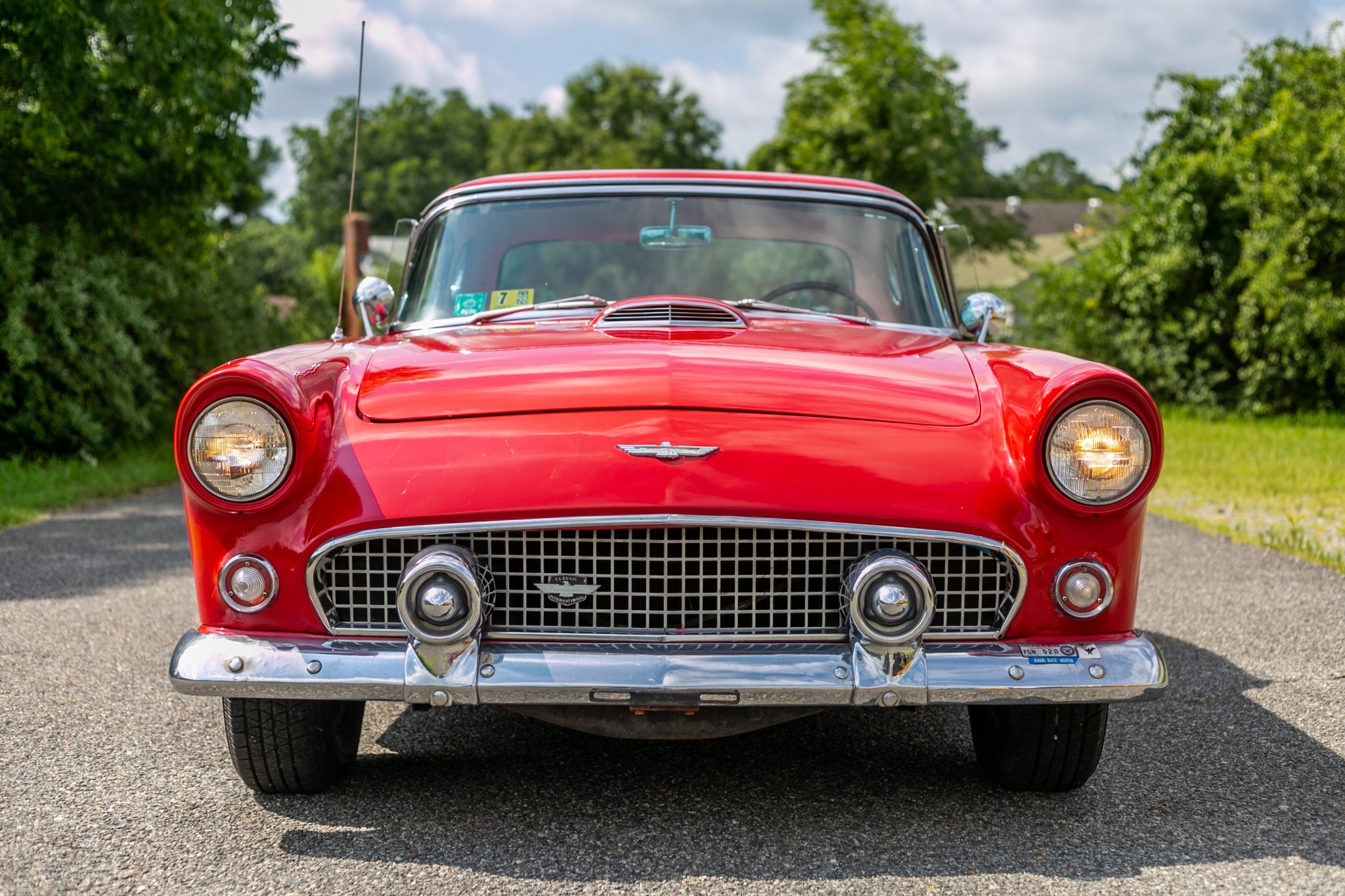 1956 Ford Thunderbird w/ Continental spare tire kit