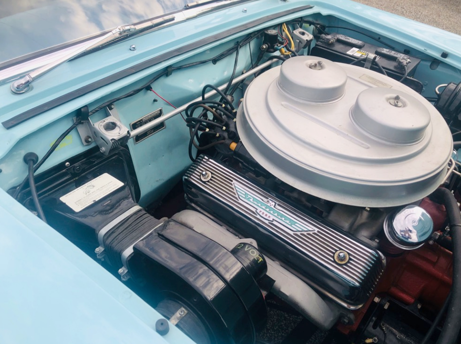 1957 E-Code Ford Thunderbird Engine Bay