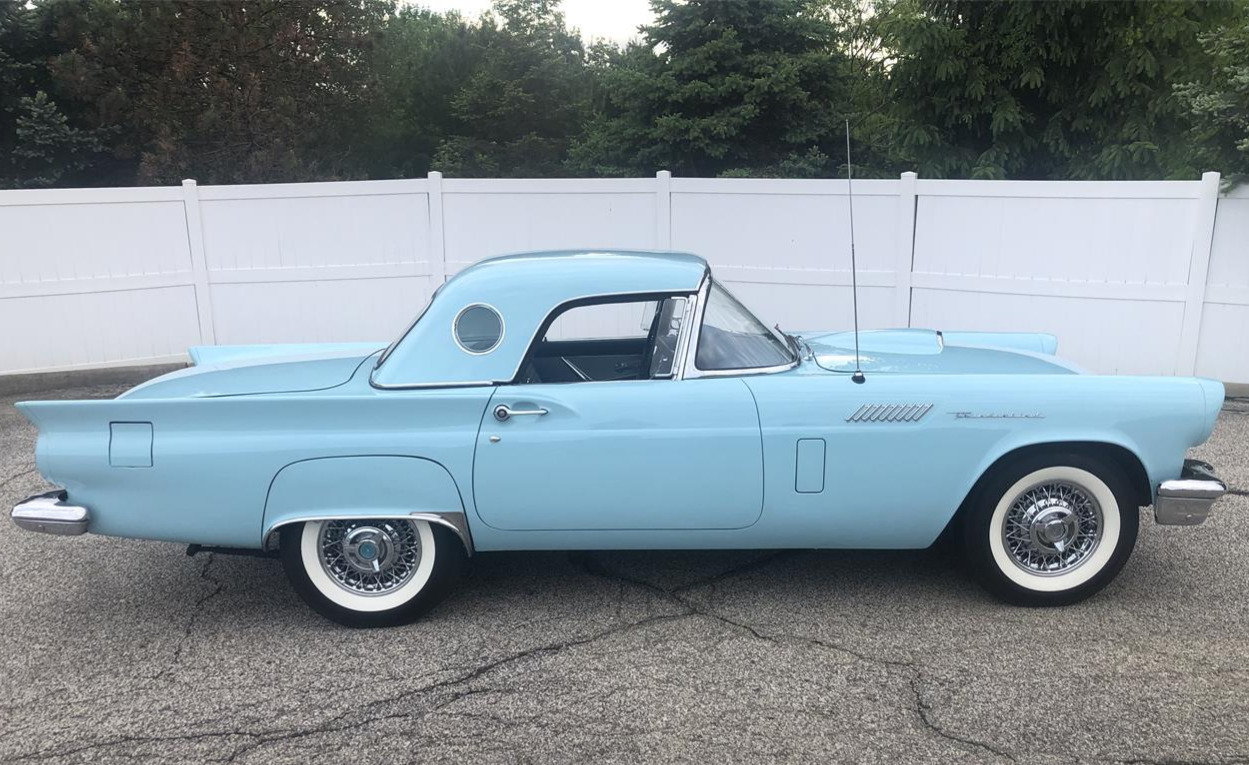 1957 E-Code Ford Thunderbird Passenger Side View