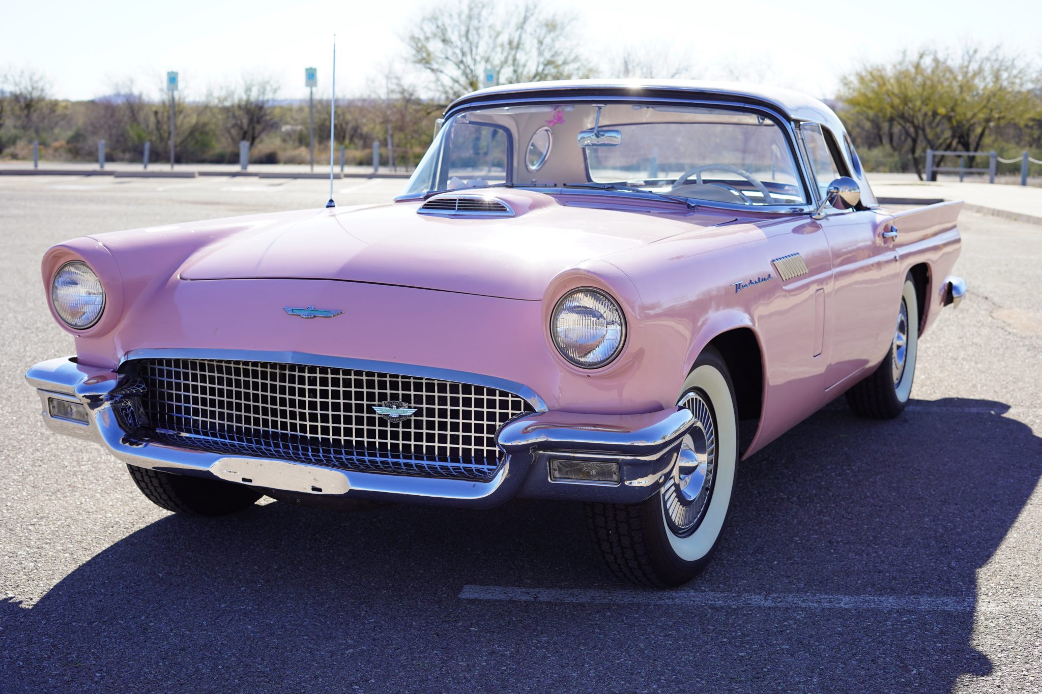 1957 Ford Thunderbird Dusk Rose Front End