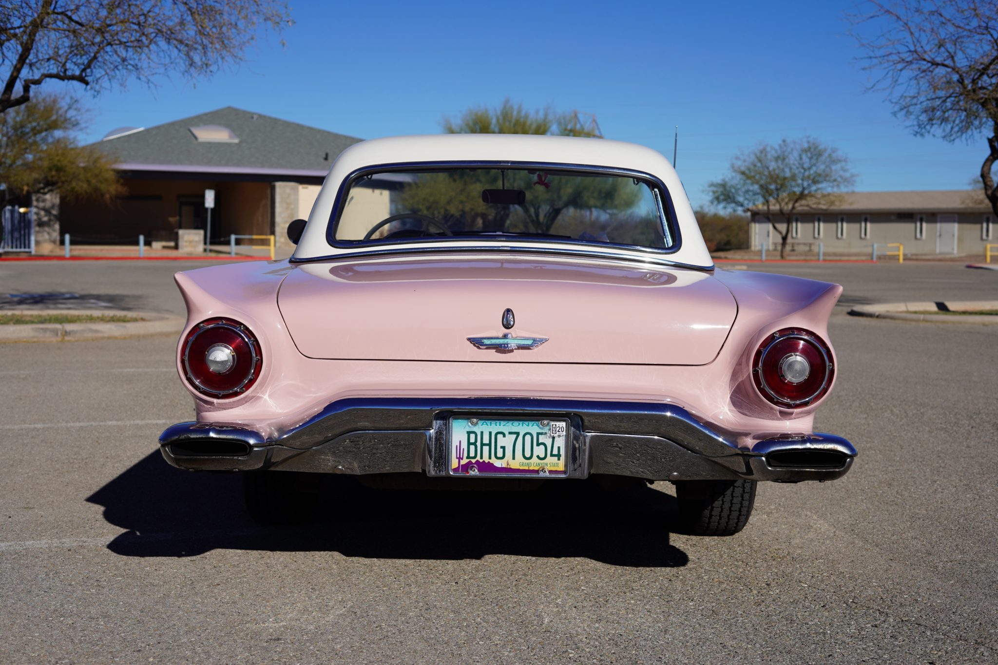 1957 Ford Thunderbird Dusk Rose Rear End