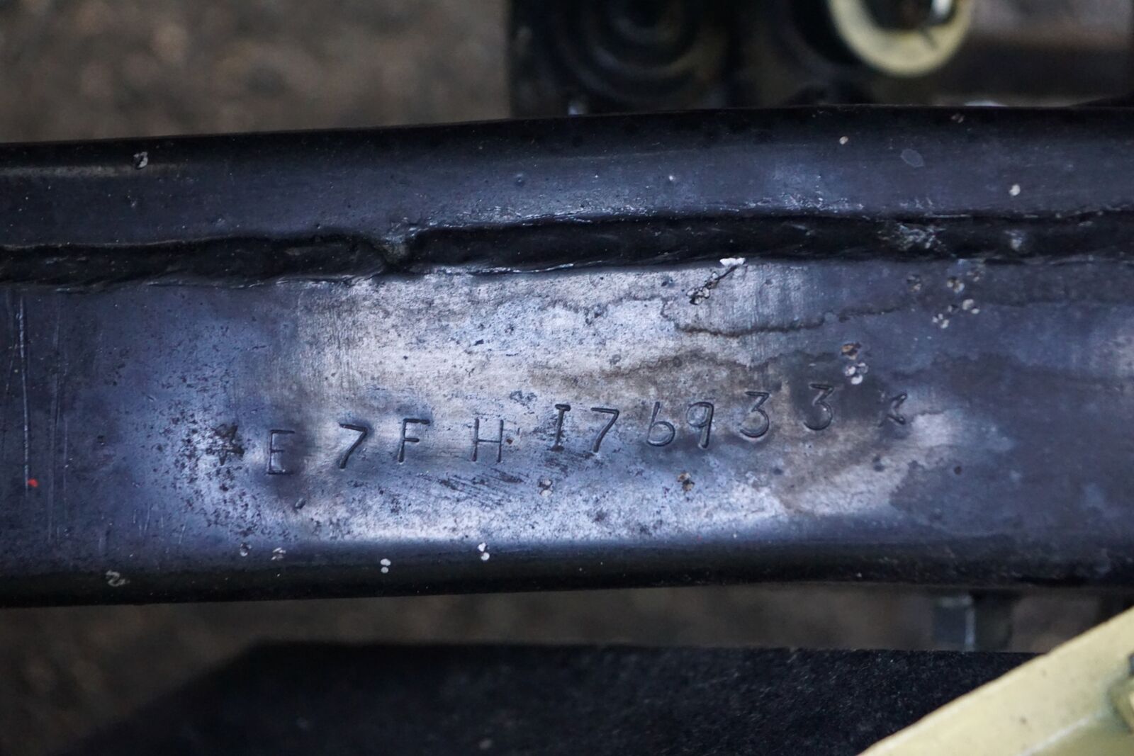 1957 Ford Thunderbird E Code Frame VIN Stamp