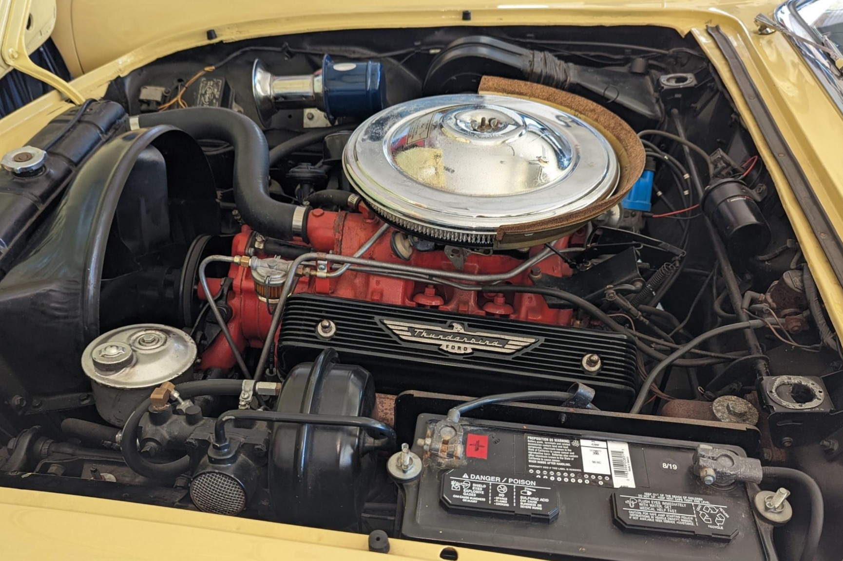 1957 Ford Thunderbird Engine Bay