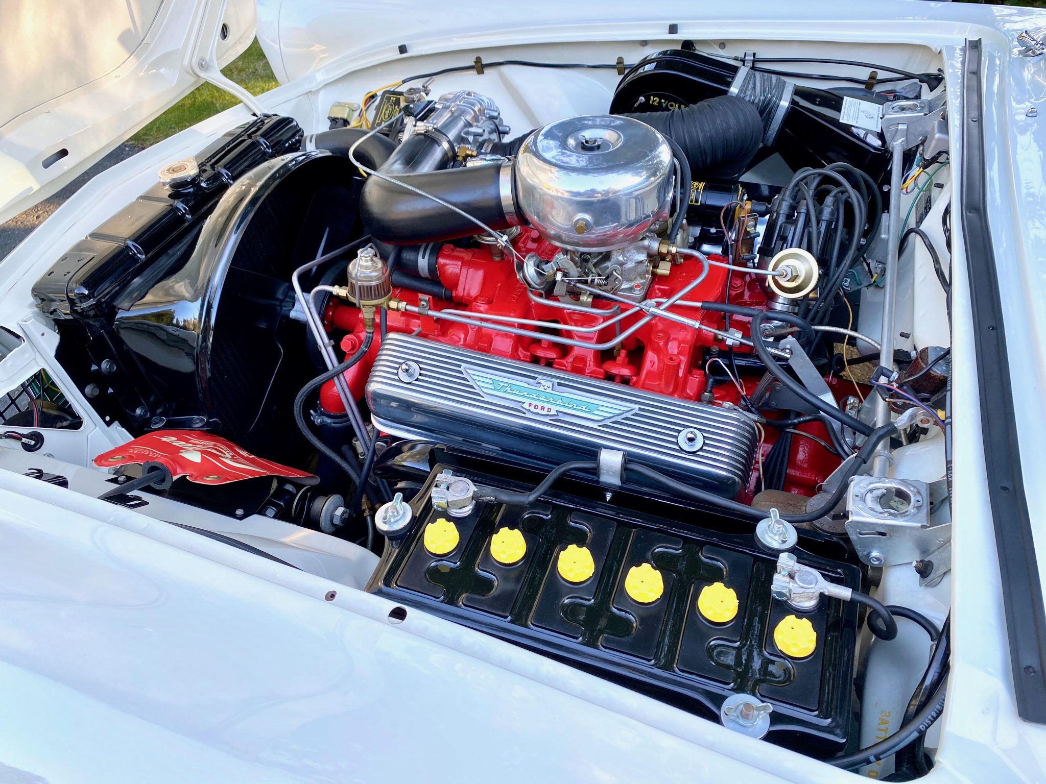 1957 Ford Thunderbird F-Code Engine Bay