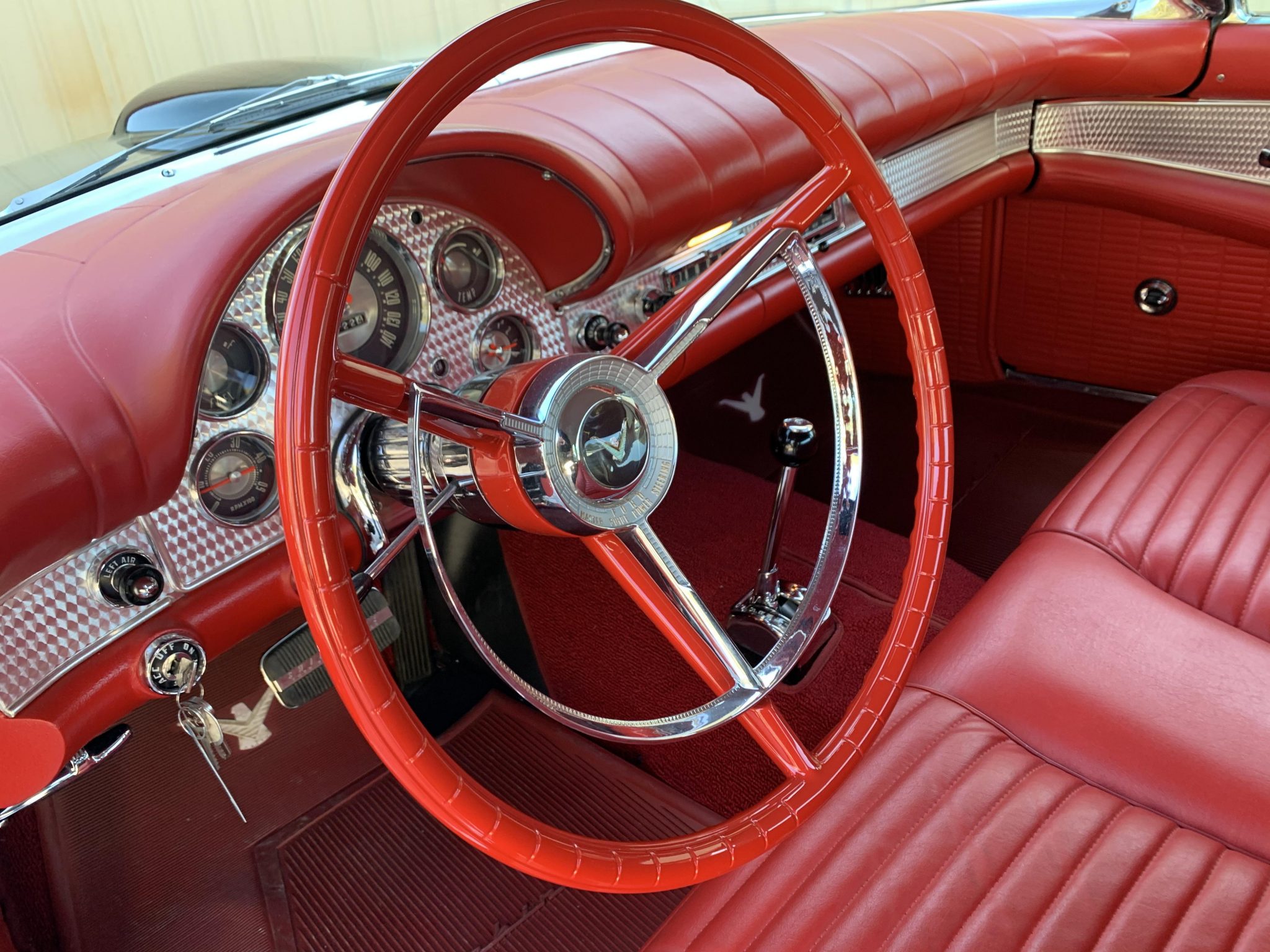 1957 Ford Thunderbird Red Steering Wheel Ford Thunderbird forum club
