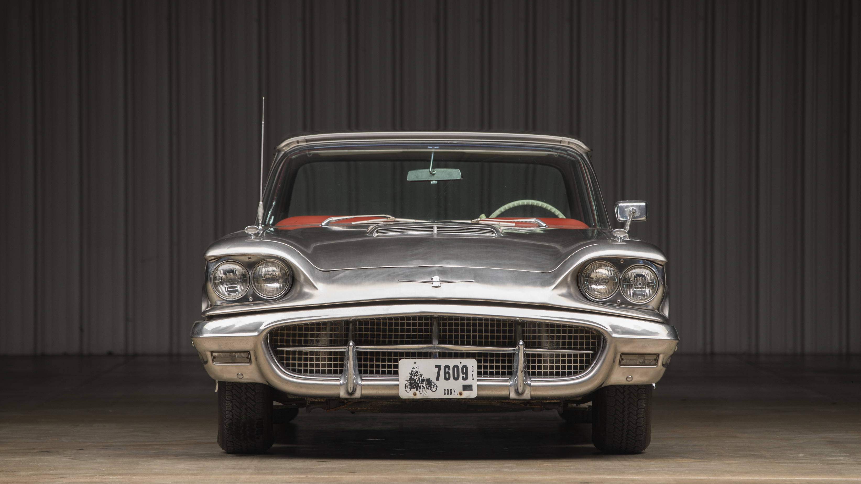 1960 Stainless Steel Ford Thunderbird- Front View