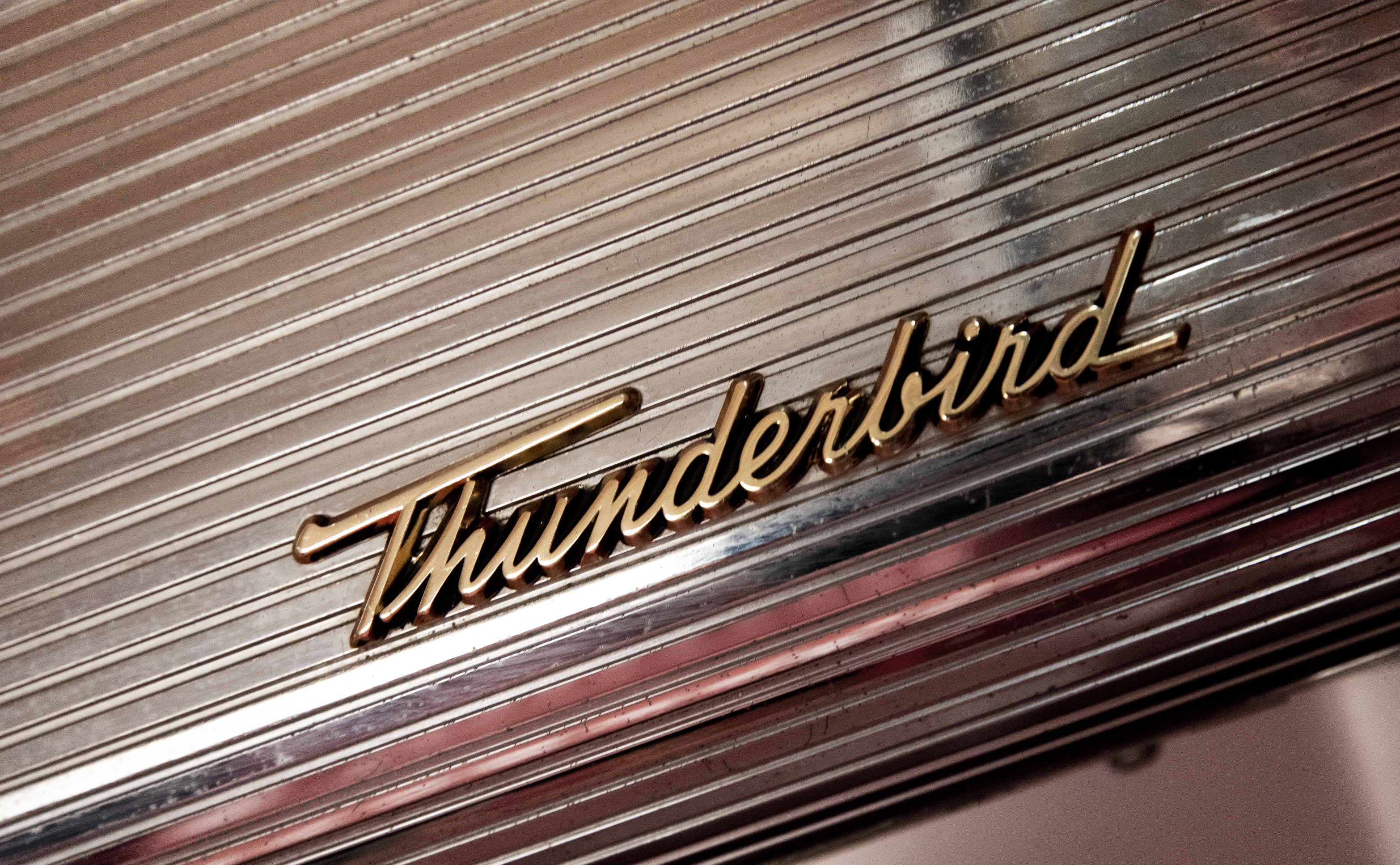 1960 Stainless Steel Ford Thunderbird- Logo