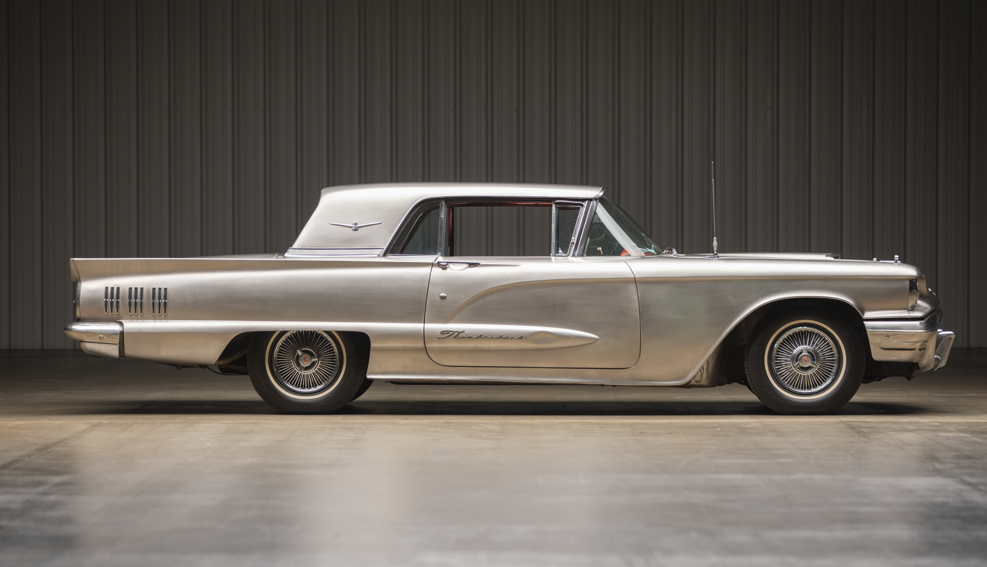 1960 Stainless Steel Ford Thunderbird Passenger's Side View