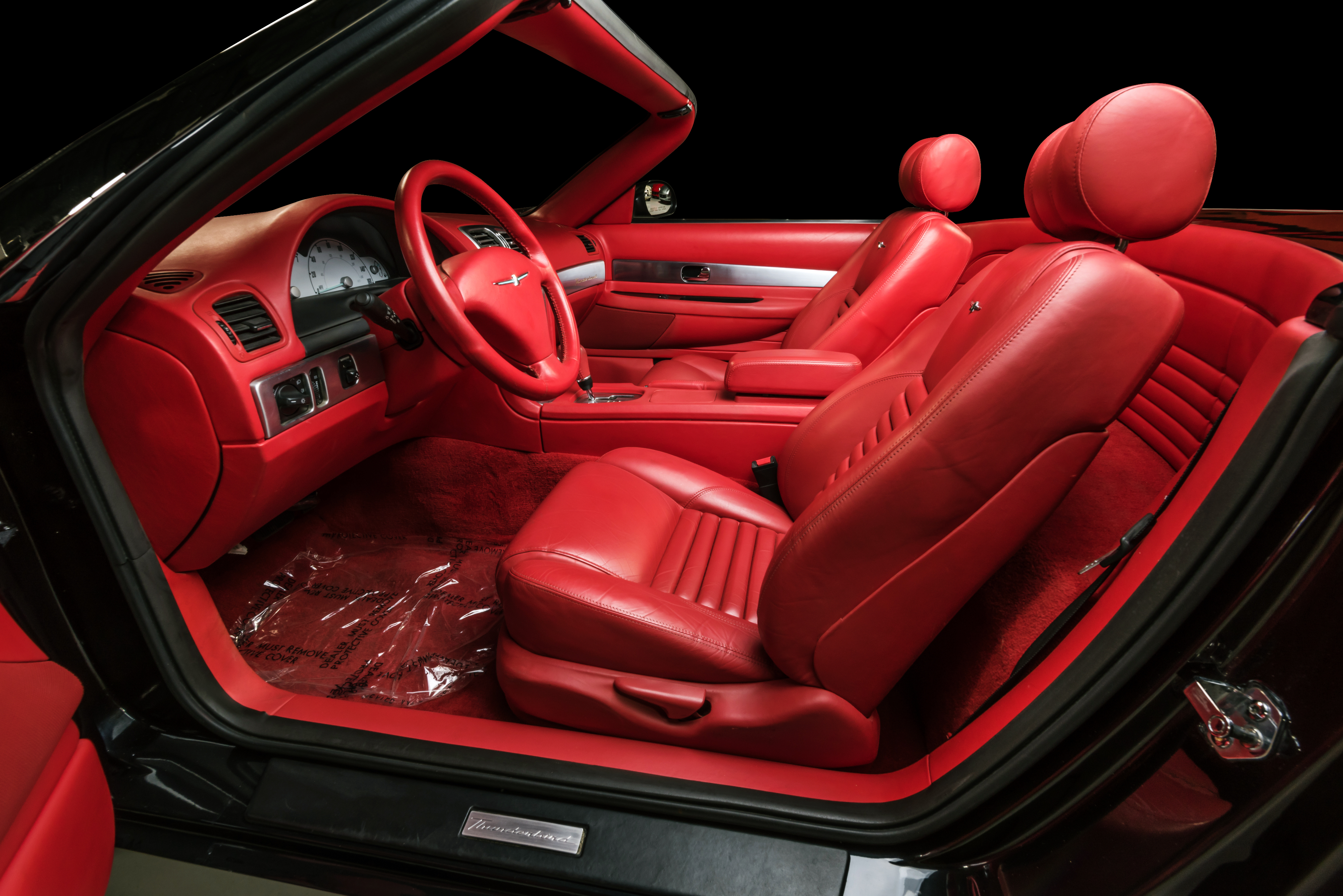 1999 Ford Thunderbird Prototype Red Interior