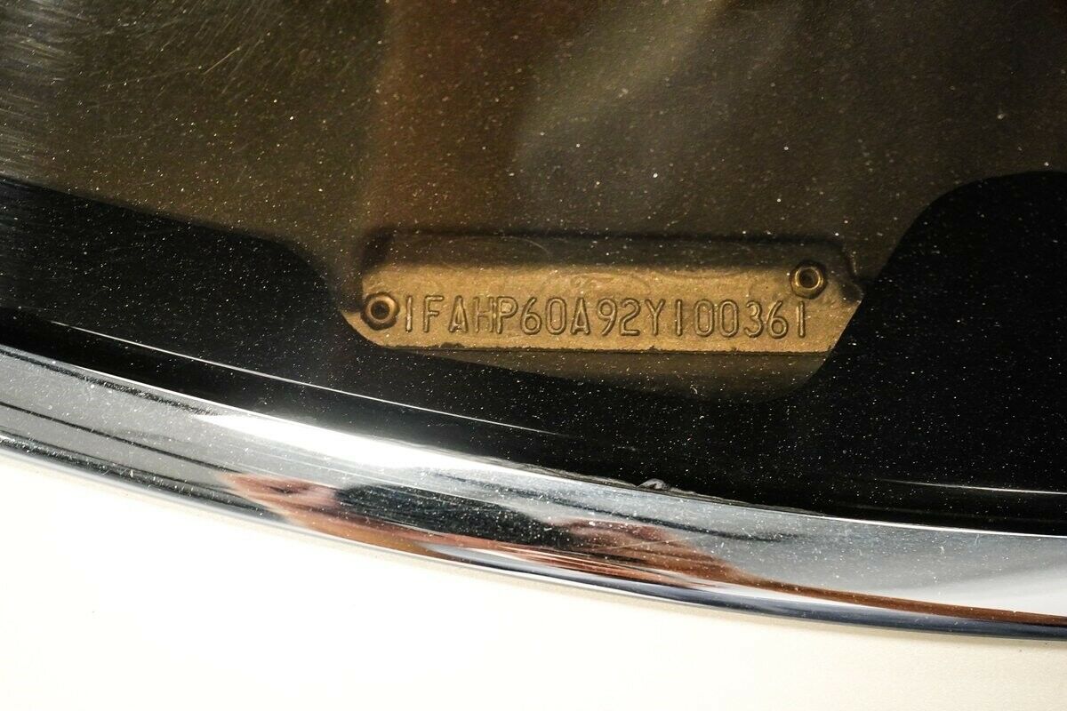 2002 Chip Foose Ford Thunderbird- Speedbird VIN Plate