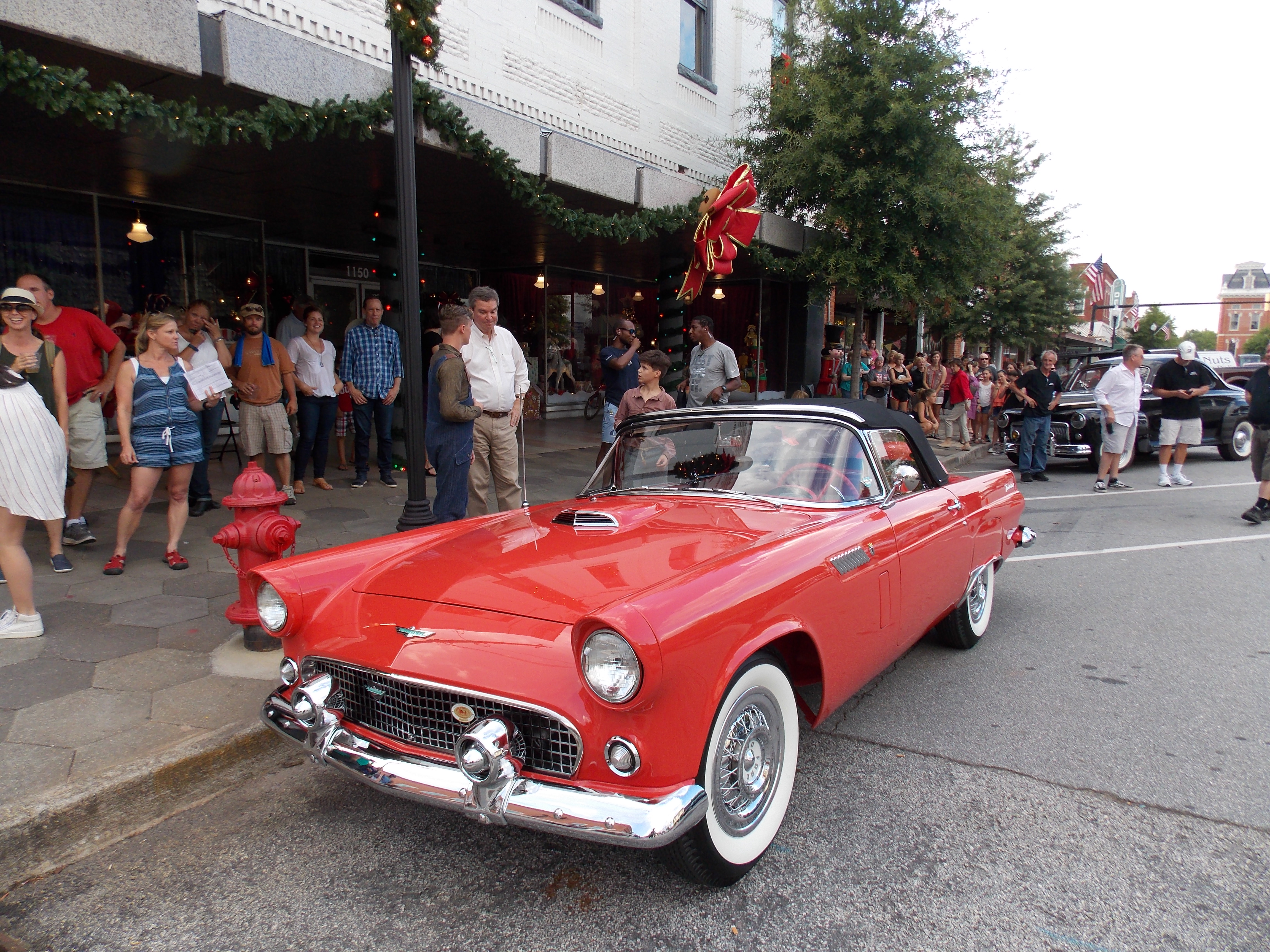 '56 Thunderbird on the set of Dolly Parton Christrmas of Many Colors