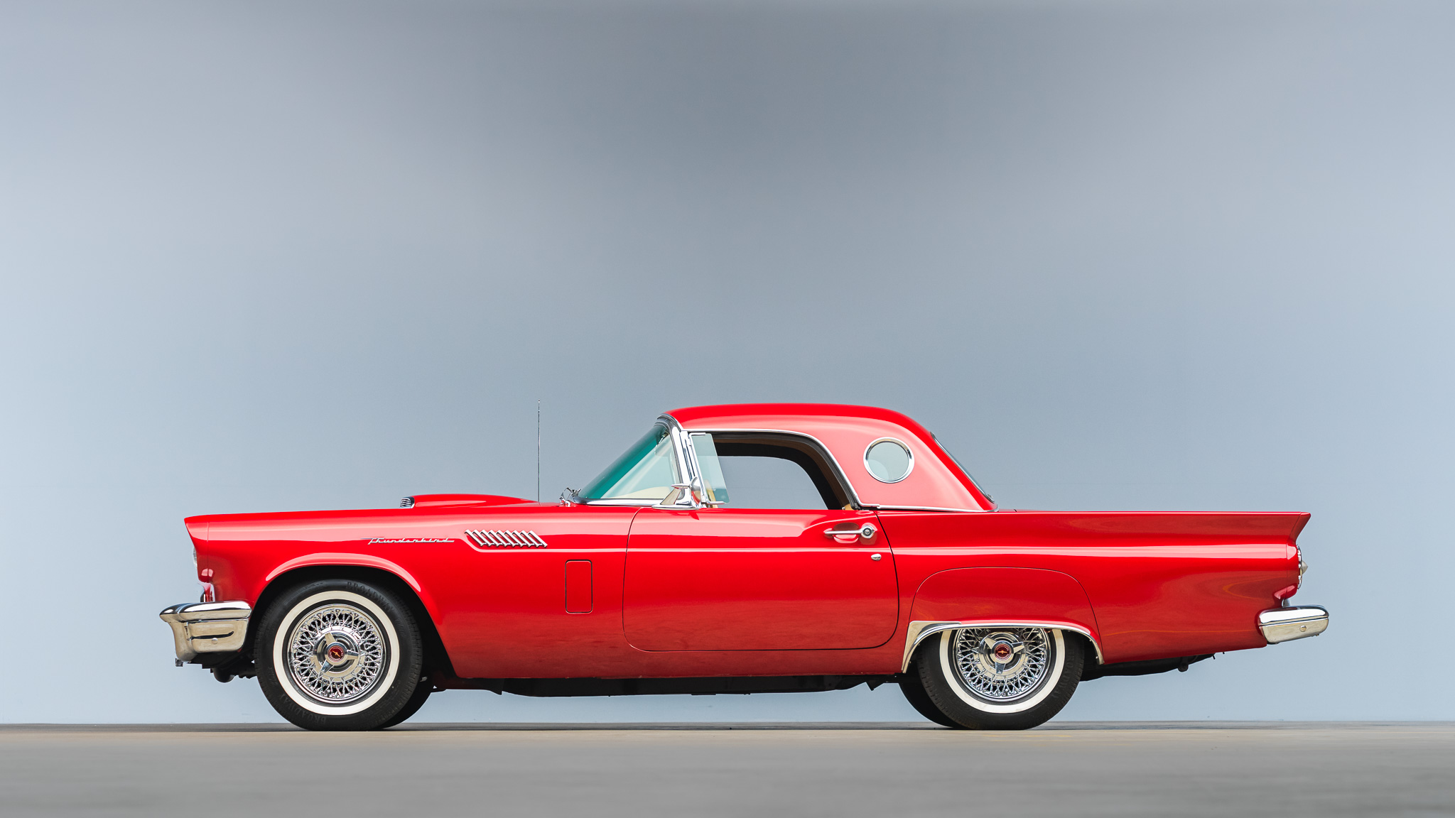 Annette Funicello 1957 Ford Thunderbird