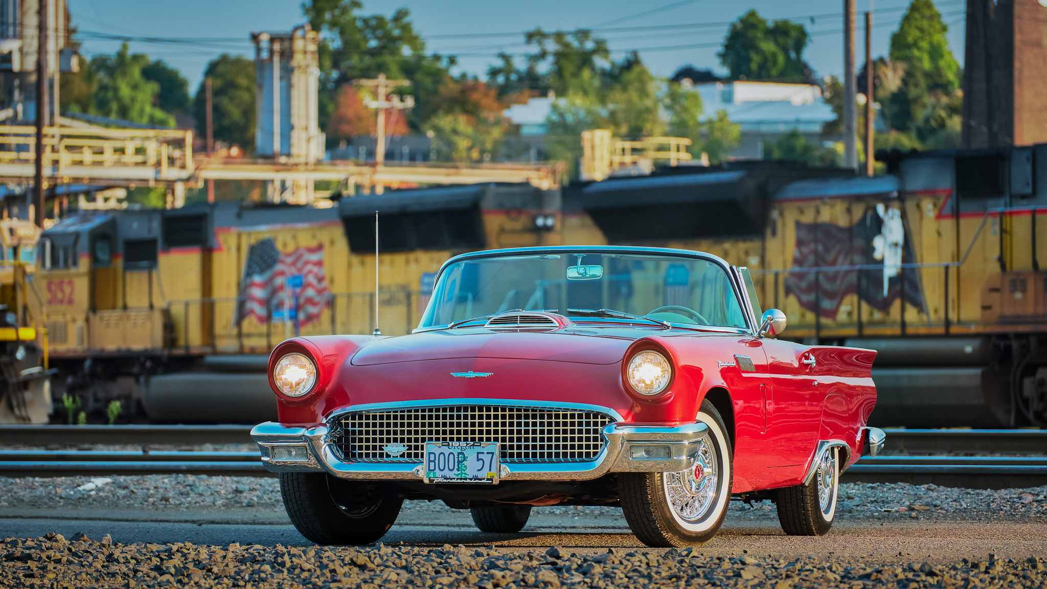 Annette Funicello 1957 Ford Thunderbird