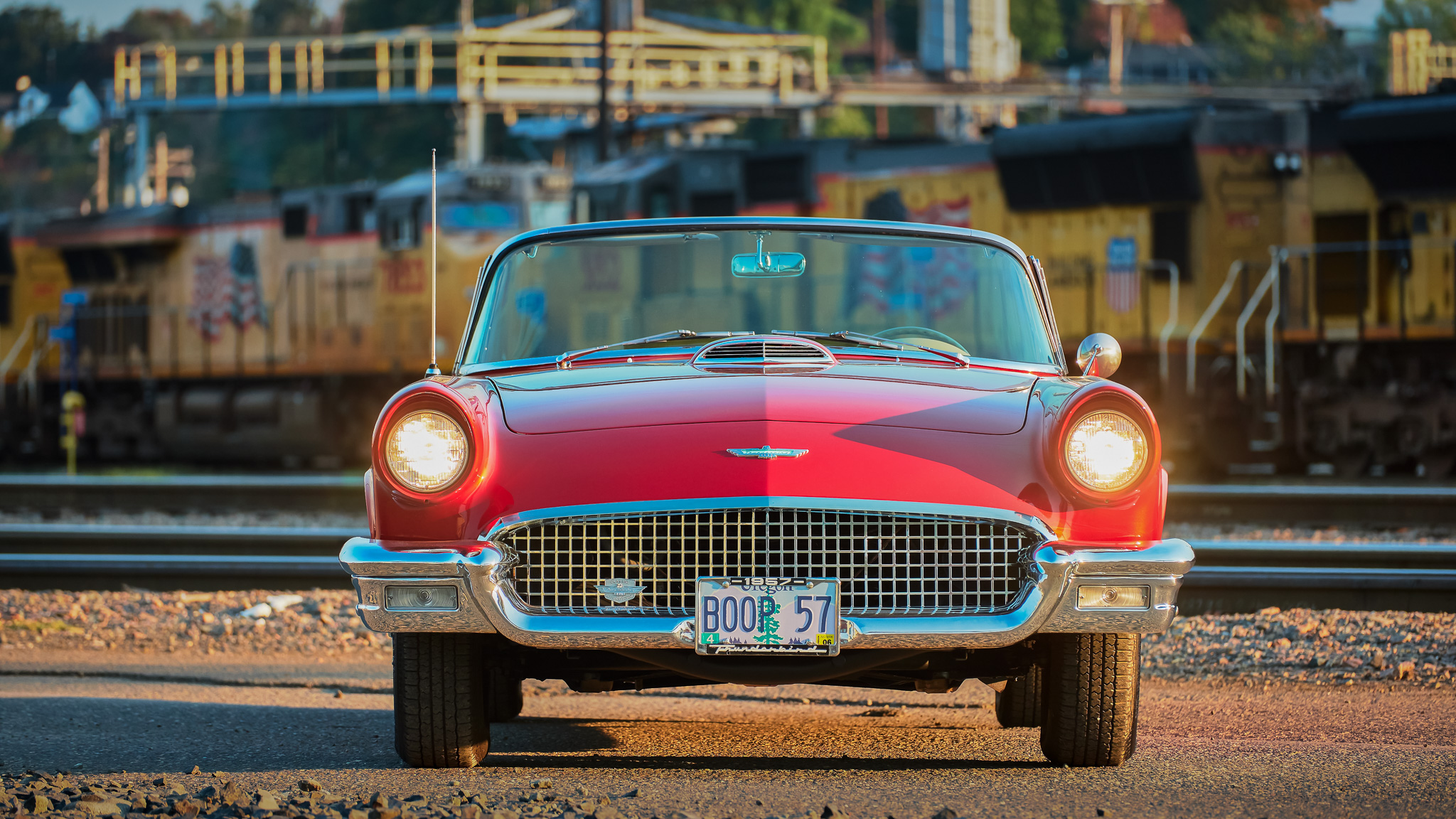 Annette Funicello 1957 Ford Thunderbird