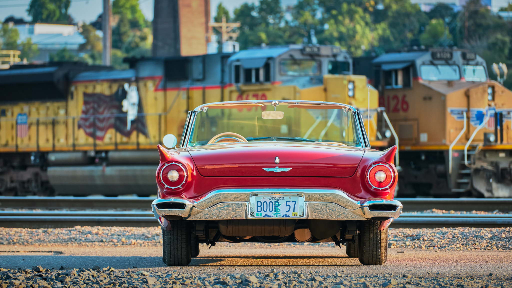 Annette Funicello 1957 Ford Thunderbird