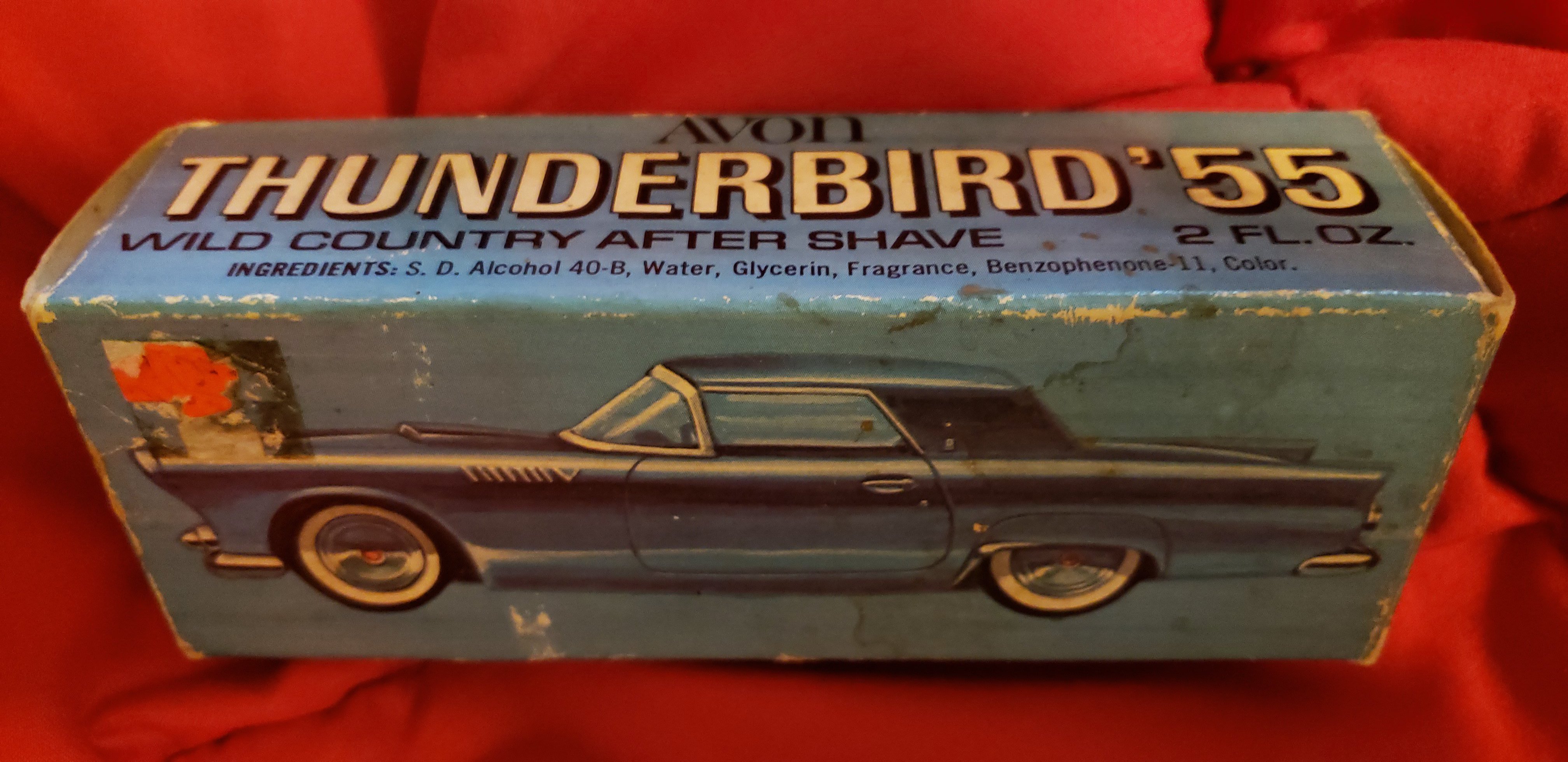 AVON Aftershave Box 1955 Ford Thunderbird