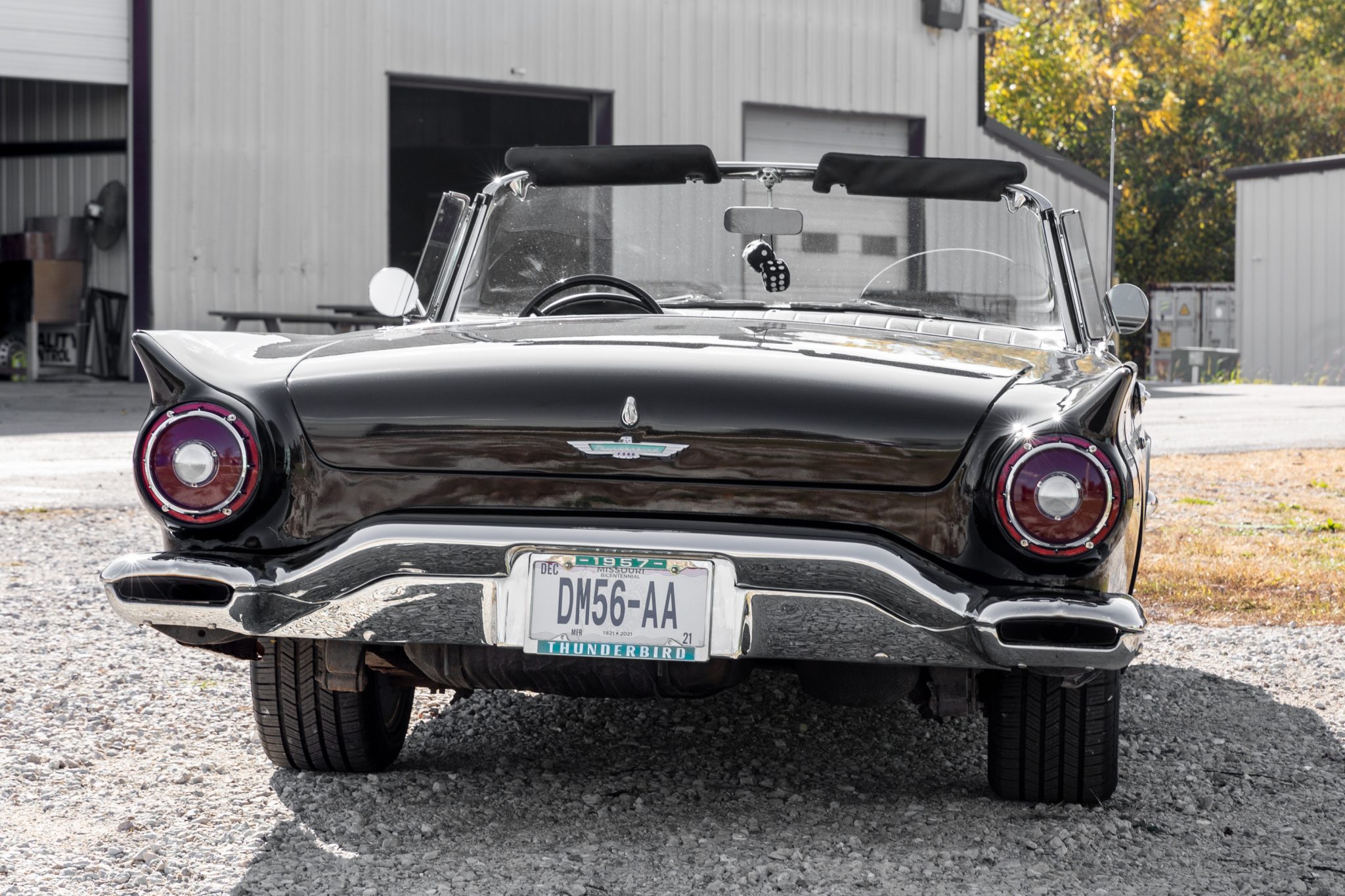 Black 1957 Ford Thunderbird