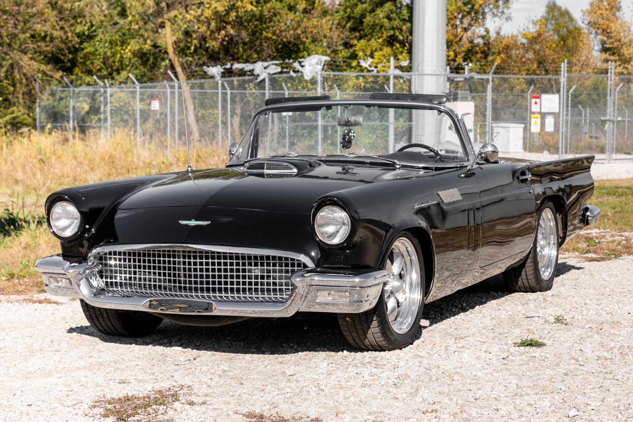 Black 1957 Ford Thunderbird