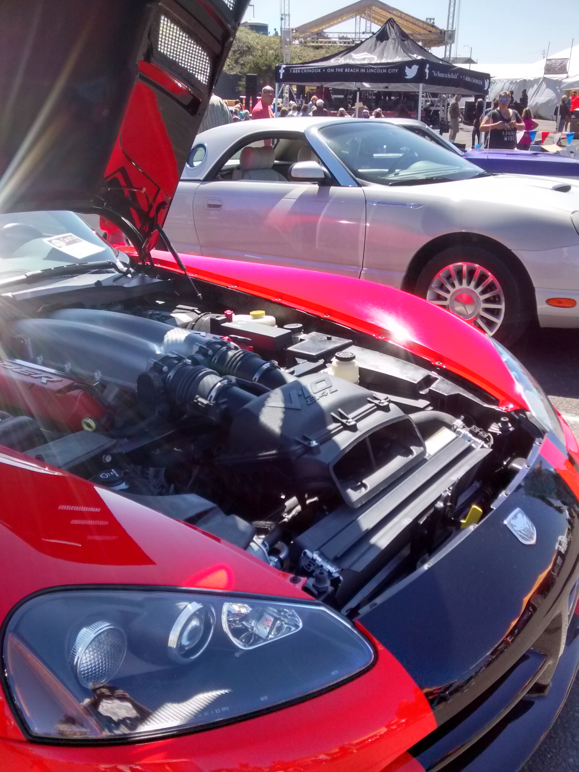 chinook winds casino's "Surf City" Car show Ford Thunderbird forum