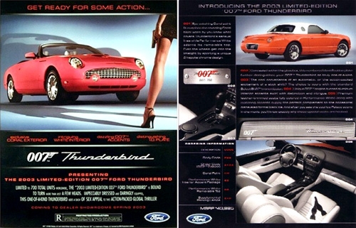 James Bond 007 Ford Thunderbird