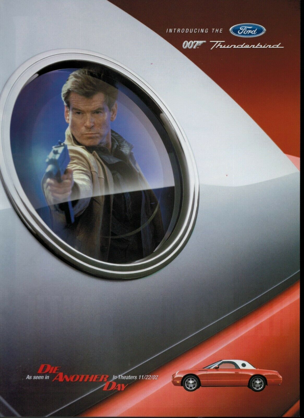 James Bond Ford Thunderbird Promotion Brochure
