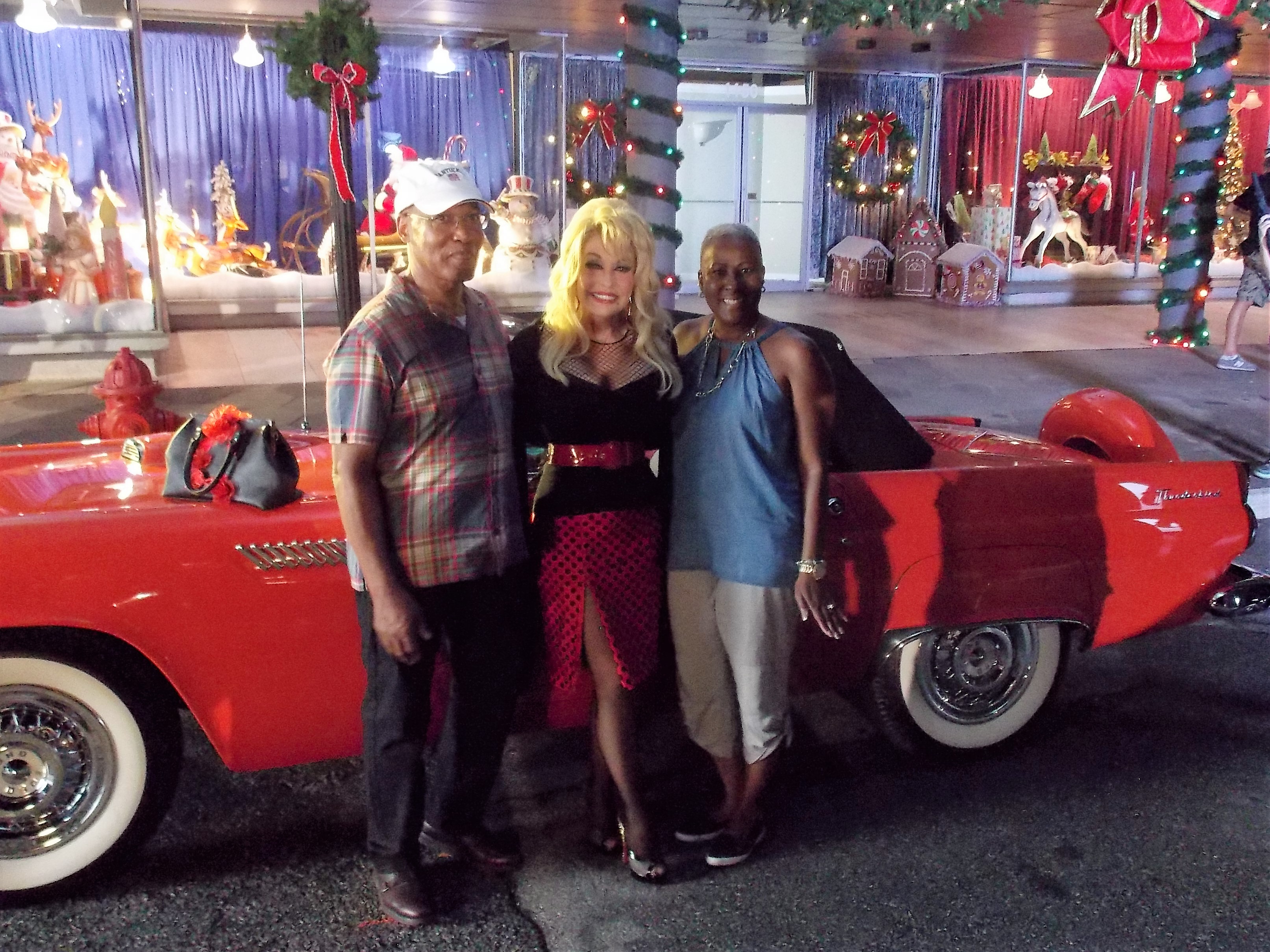 Jerry and Wilma Drayton owners with Miss Parton