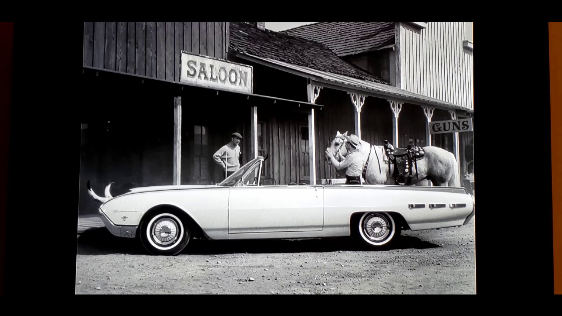 New 1962 Ford Thunderbird Sports Roadster in The Twilight Zone