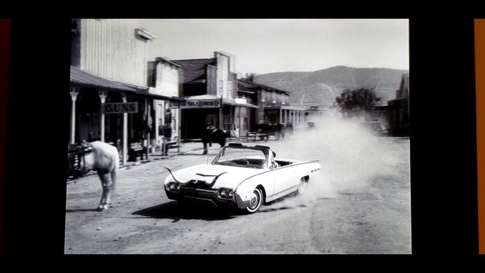 New 1962 Ford Thunderbird Sports Roadster in The Twilight Zone